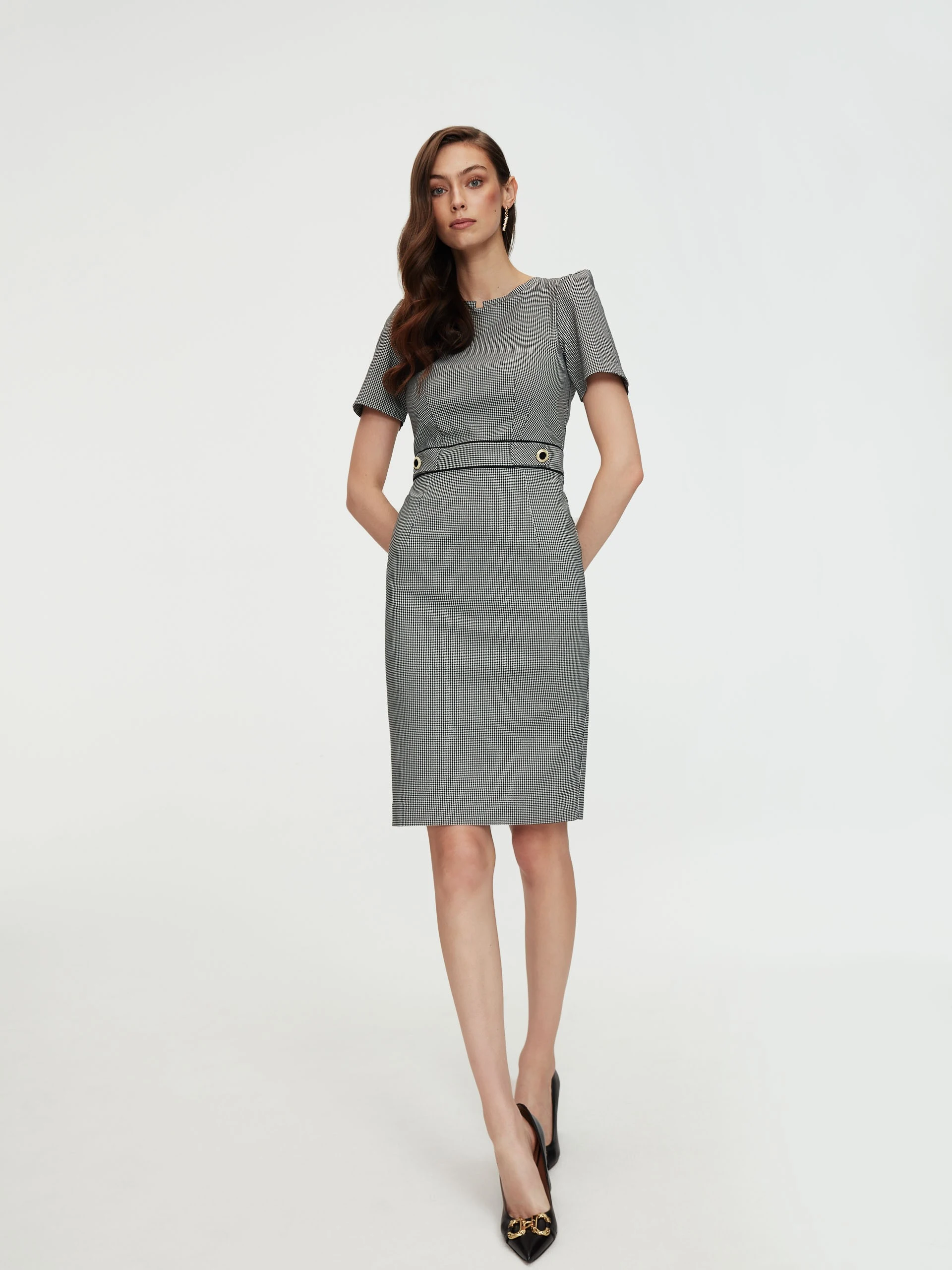 Houndstooth dress
