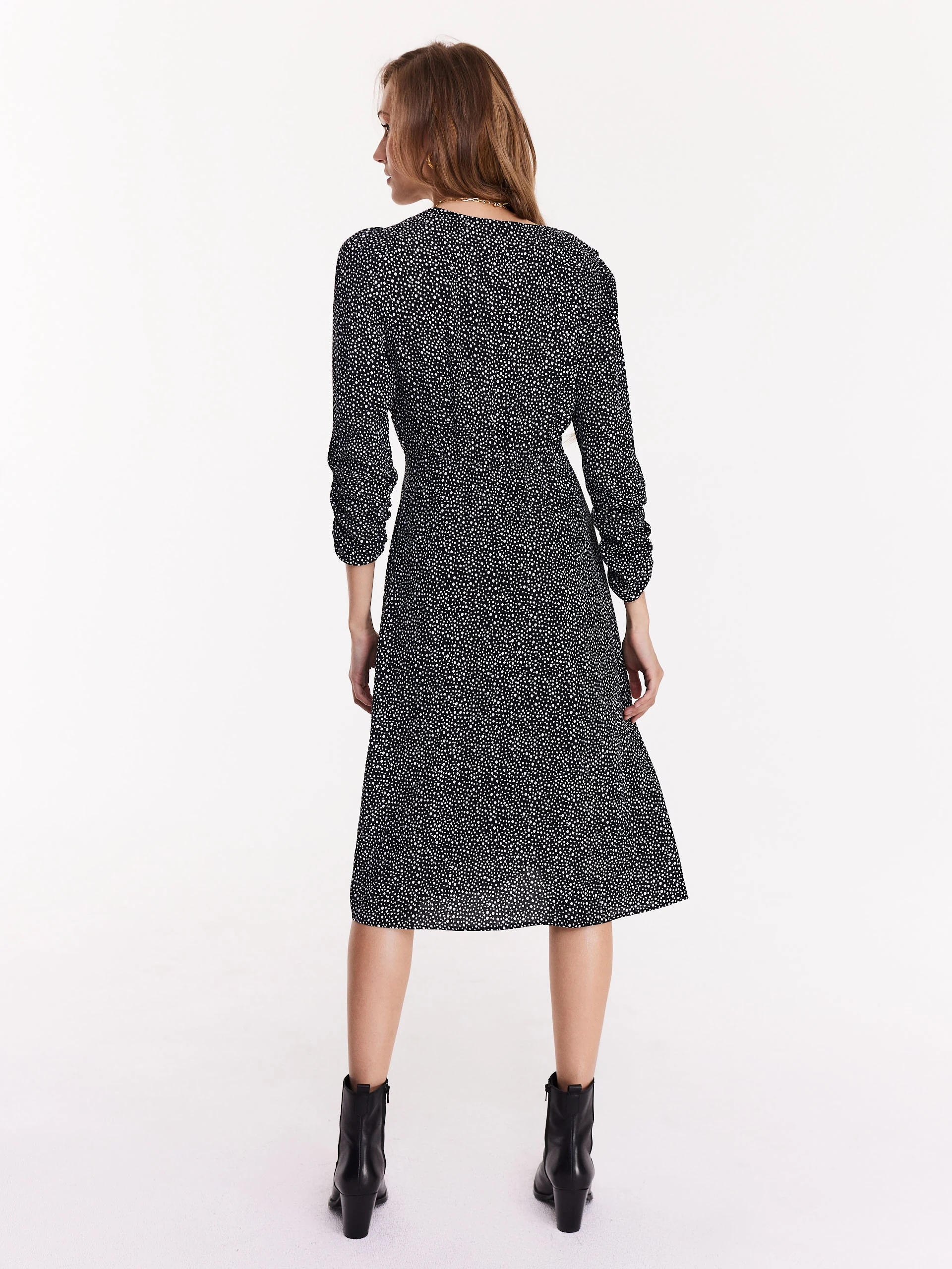 Black envelope dress