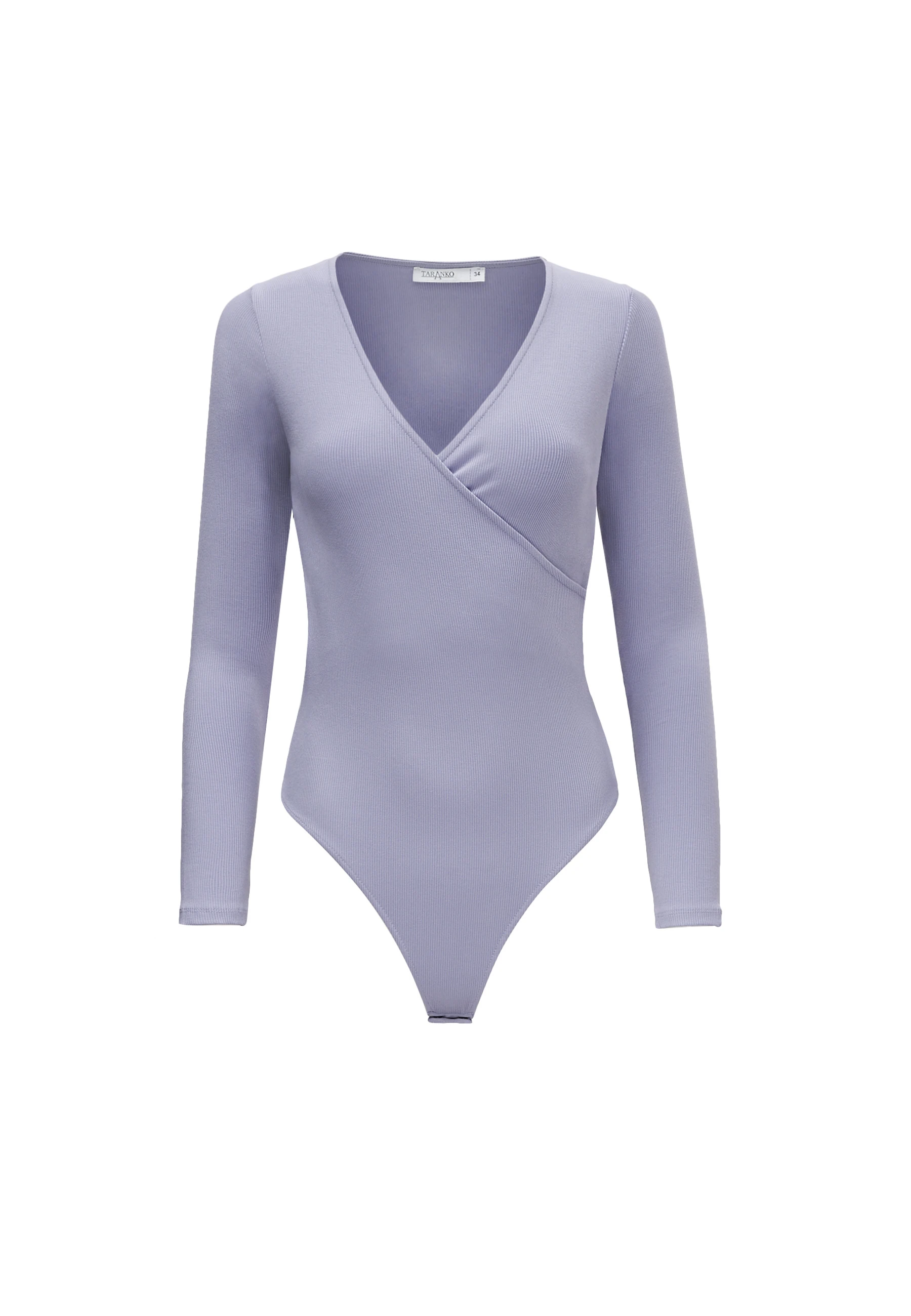 PURPLE BODY WITH ENVELOPE NECKLINE