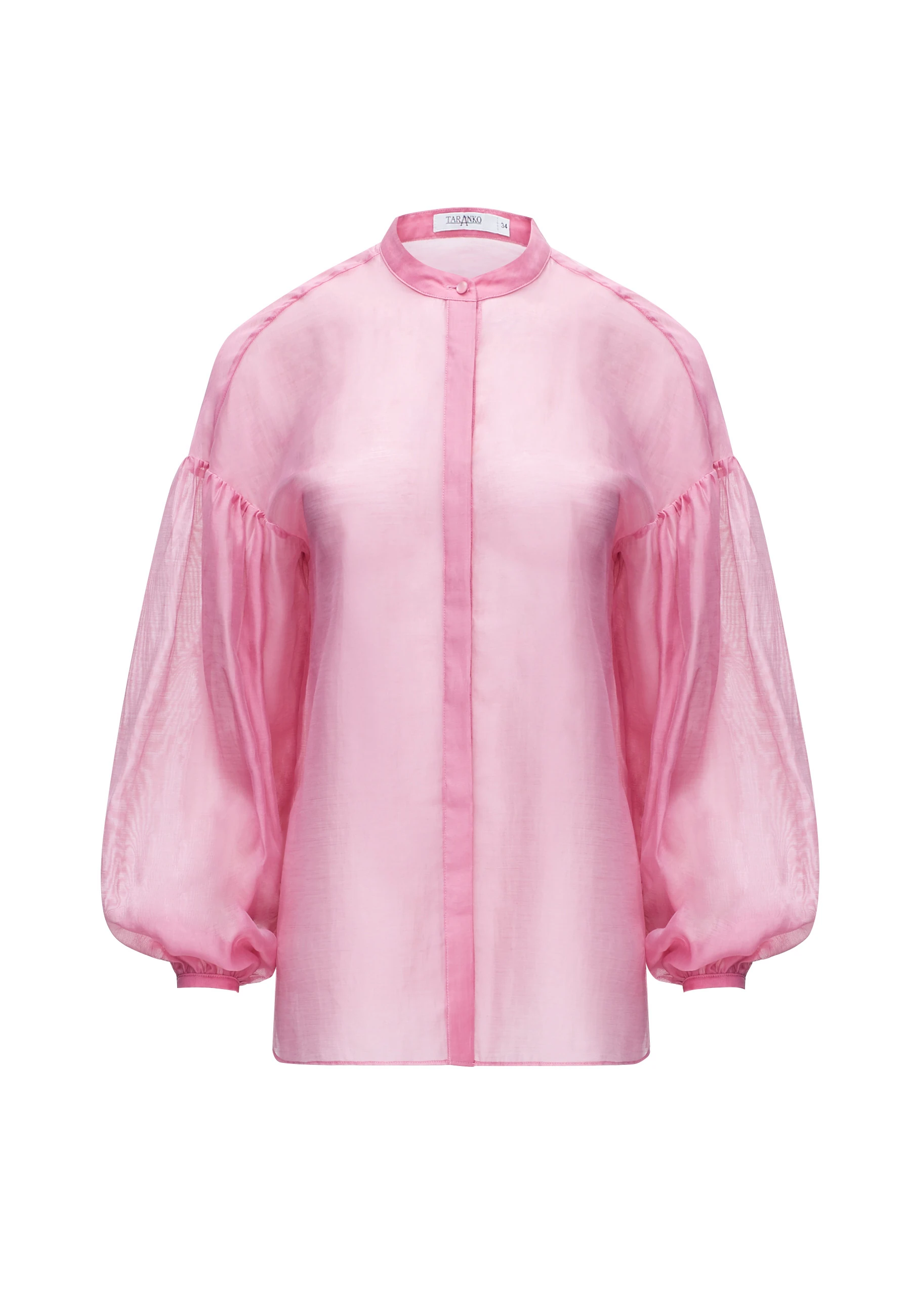 PINK SEMI-TRANSPARENT BLOUSE