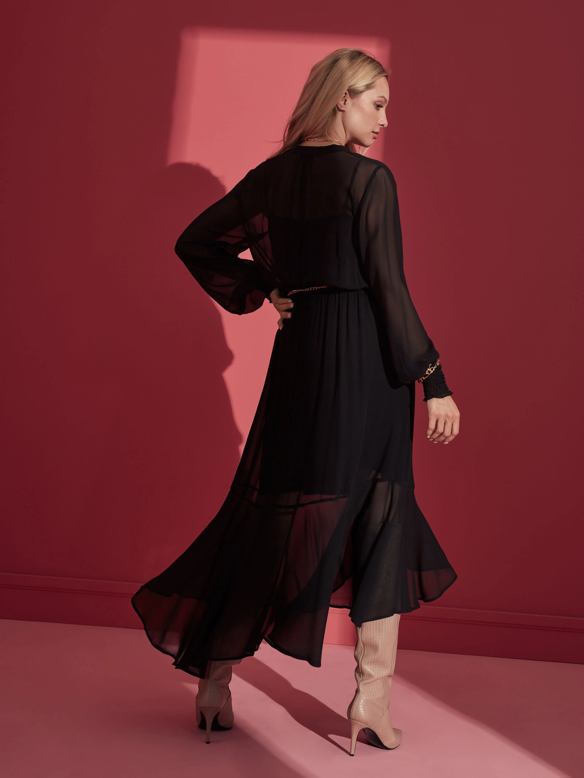 BLACK LONG DRESS