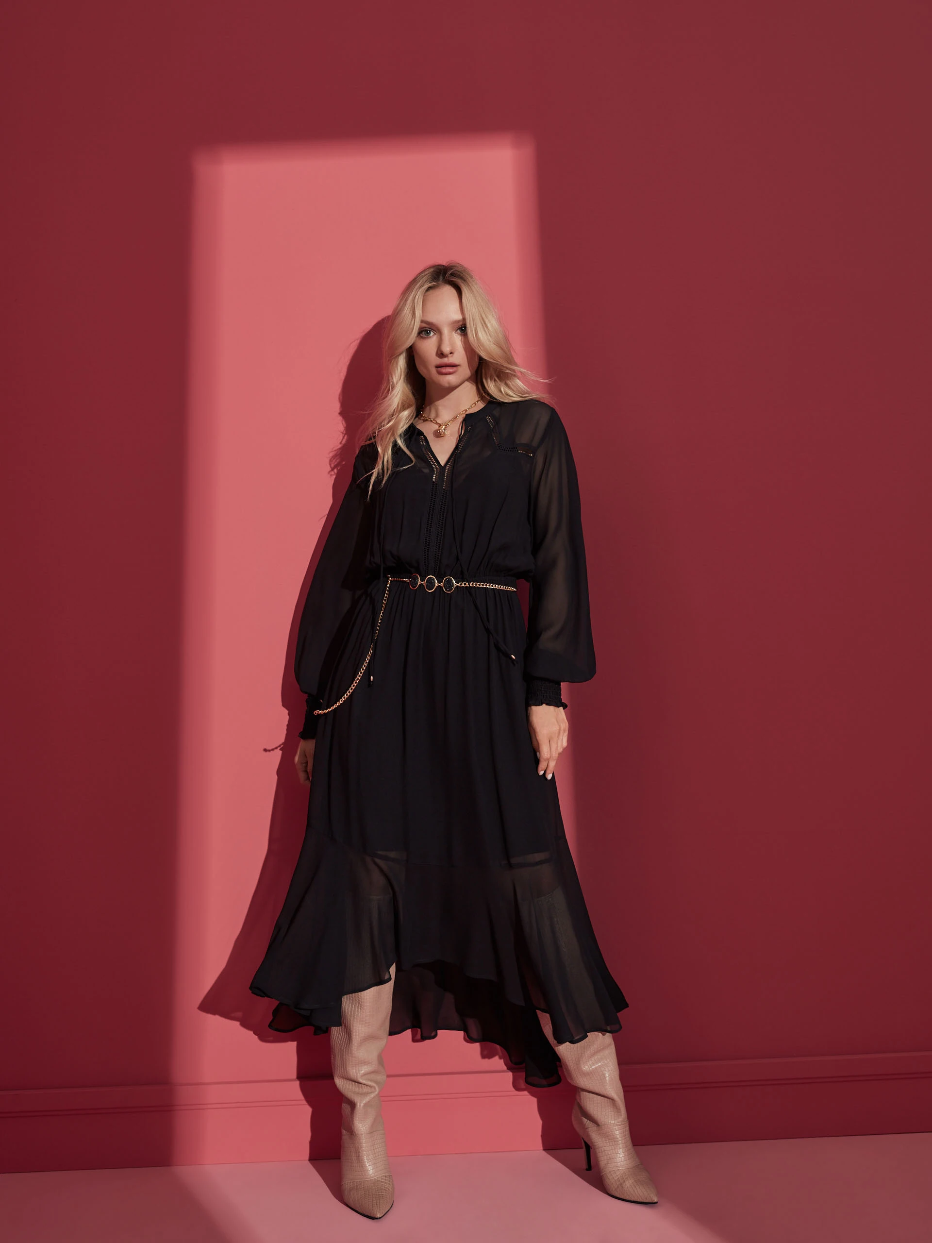 BLACK LONG DRESS