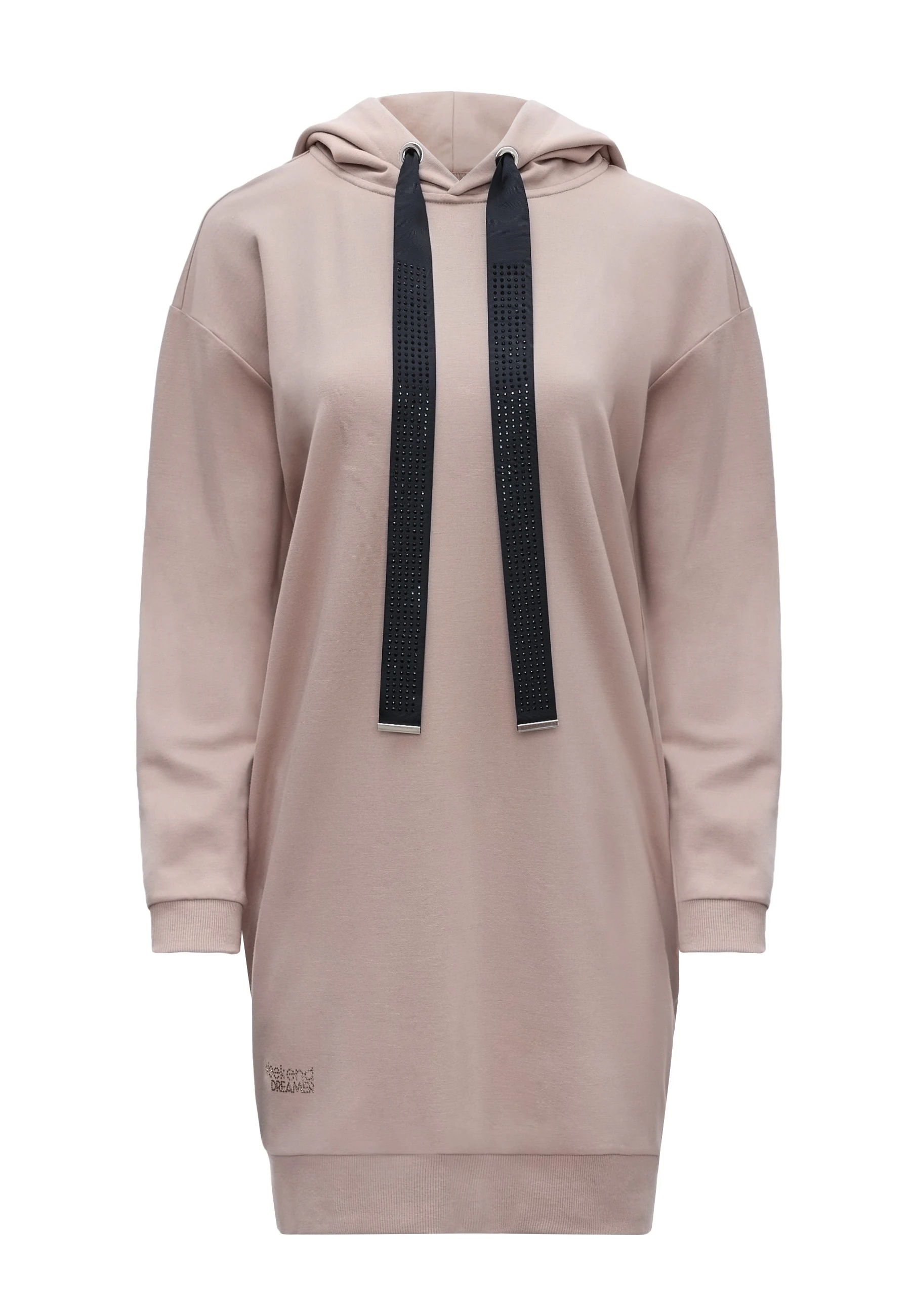 Flesh-coloured tunic with hood