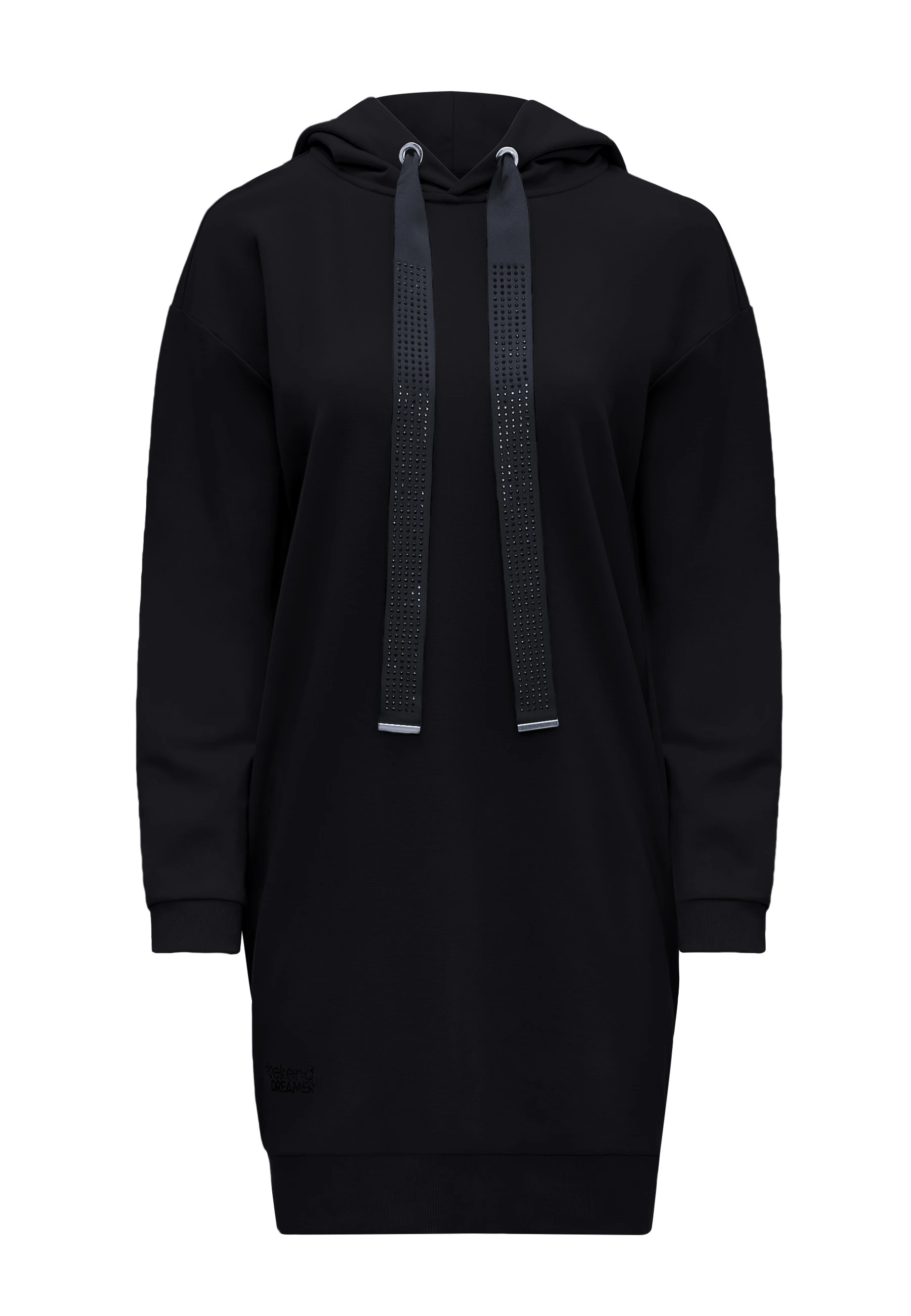 Black tunic with hood