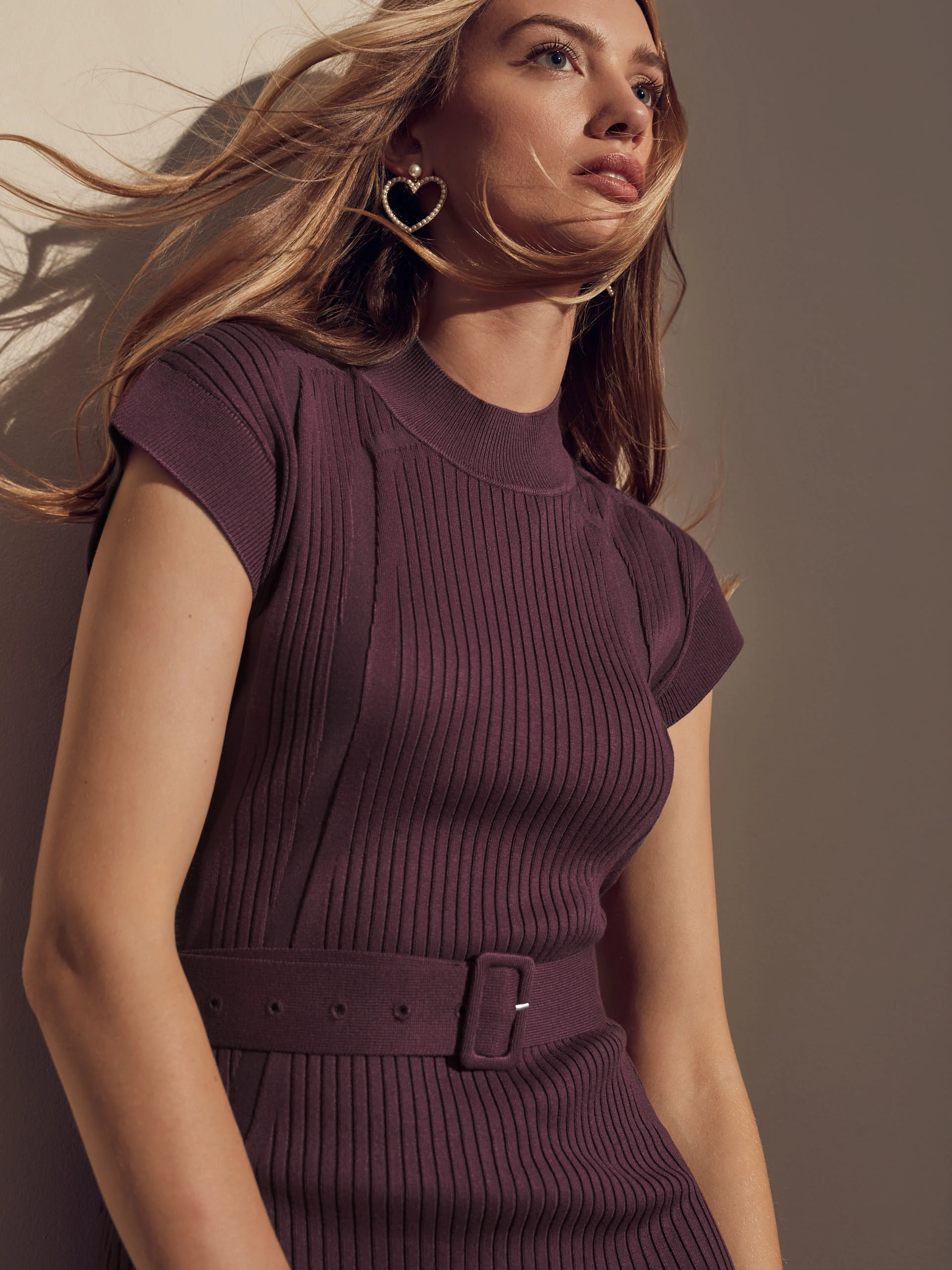 LONG KNITTED DRESS