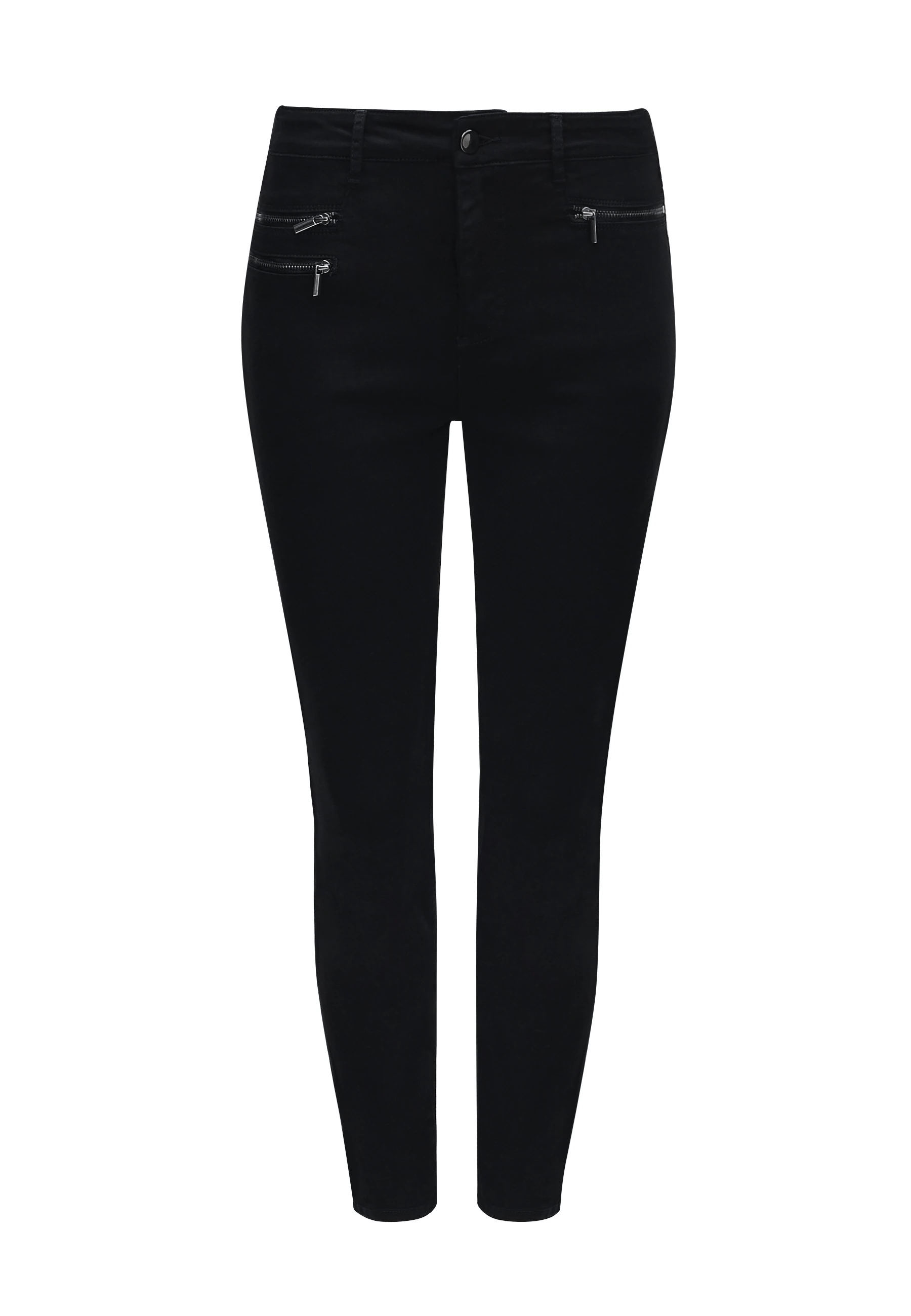 BLACK FITTED PANTS