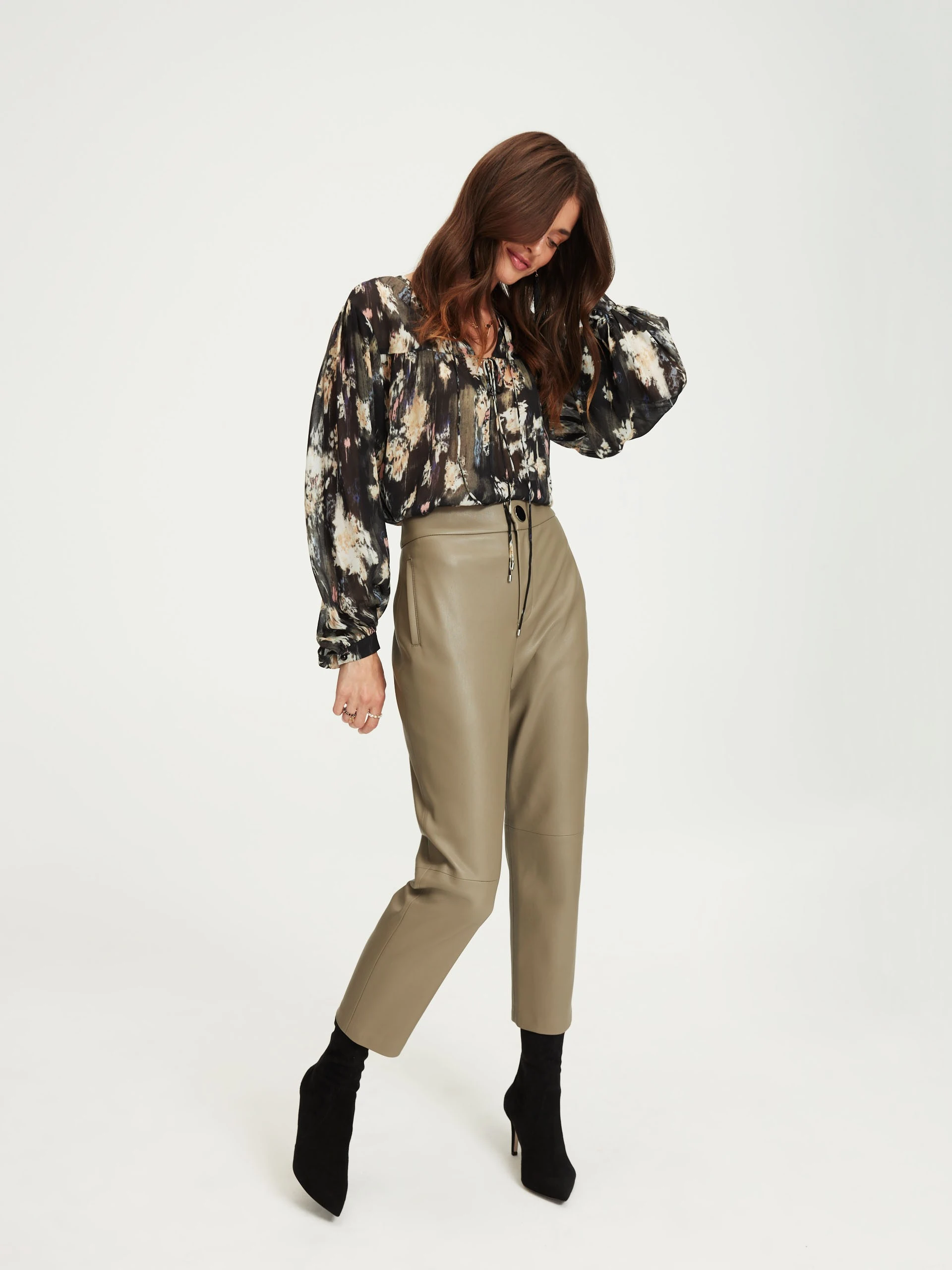 Airy floral blouse