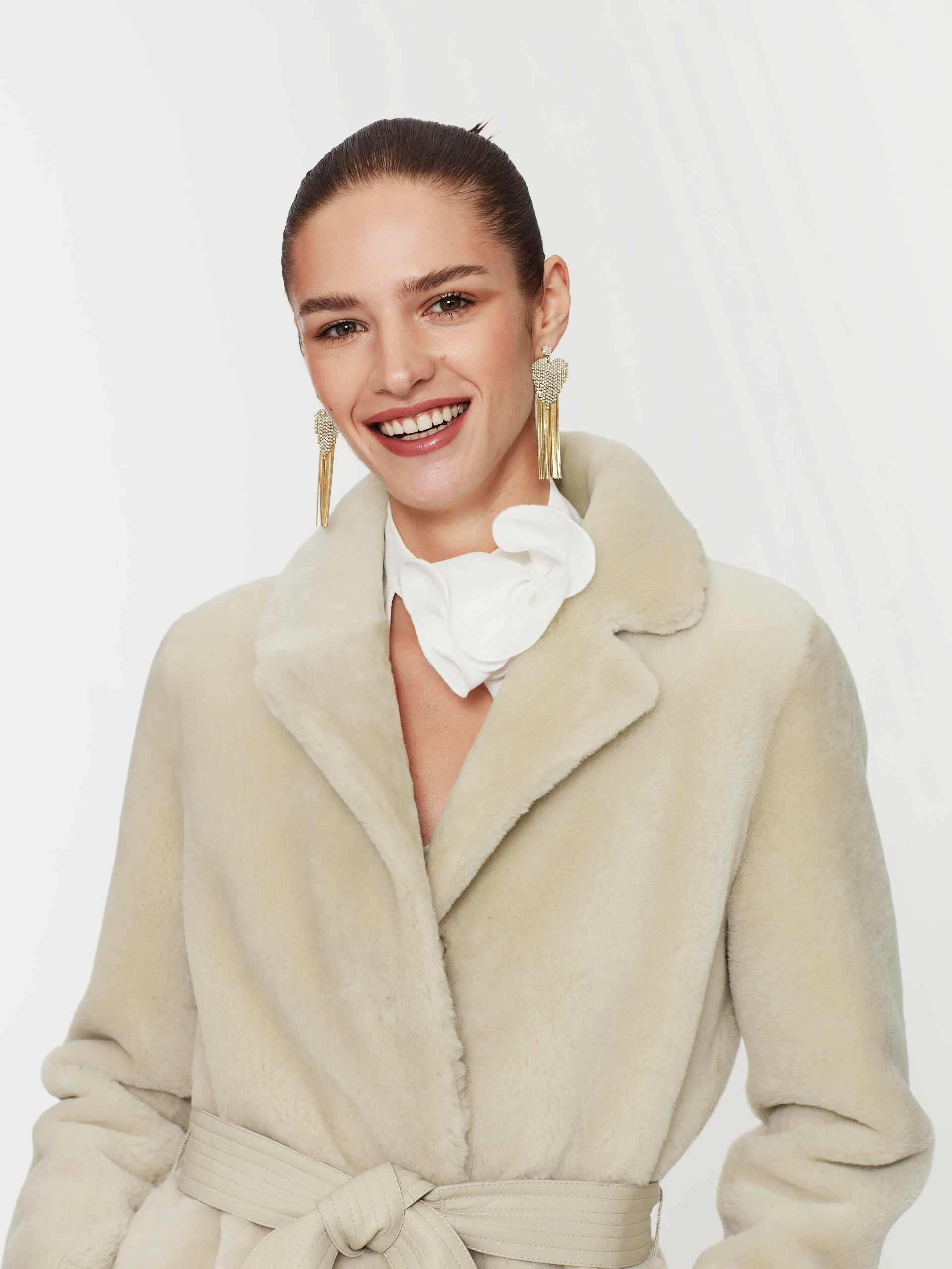 Merino robe coat