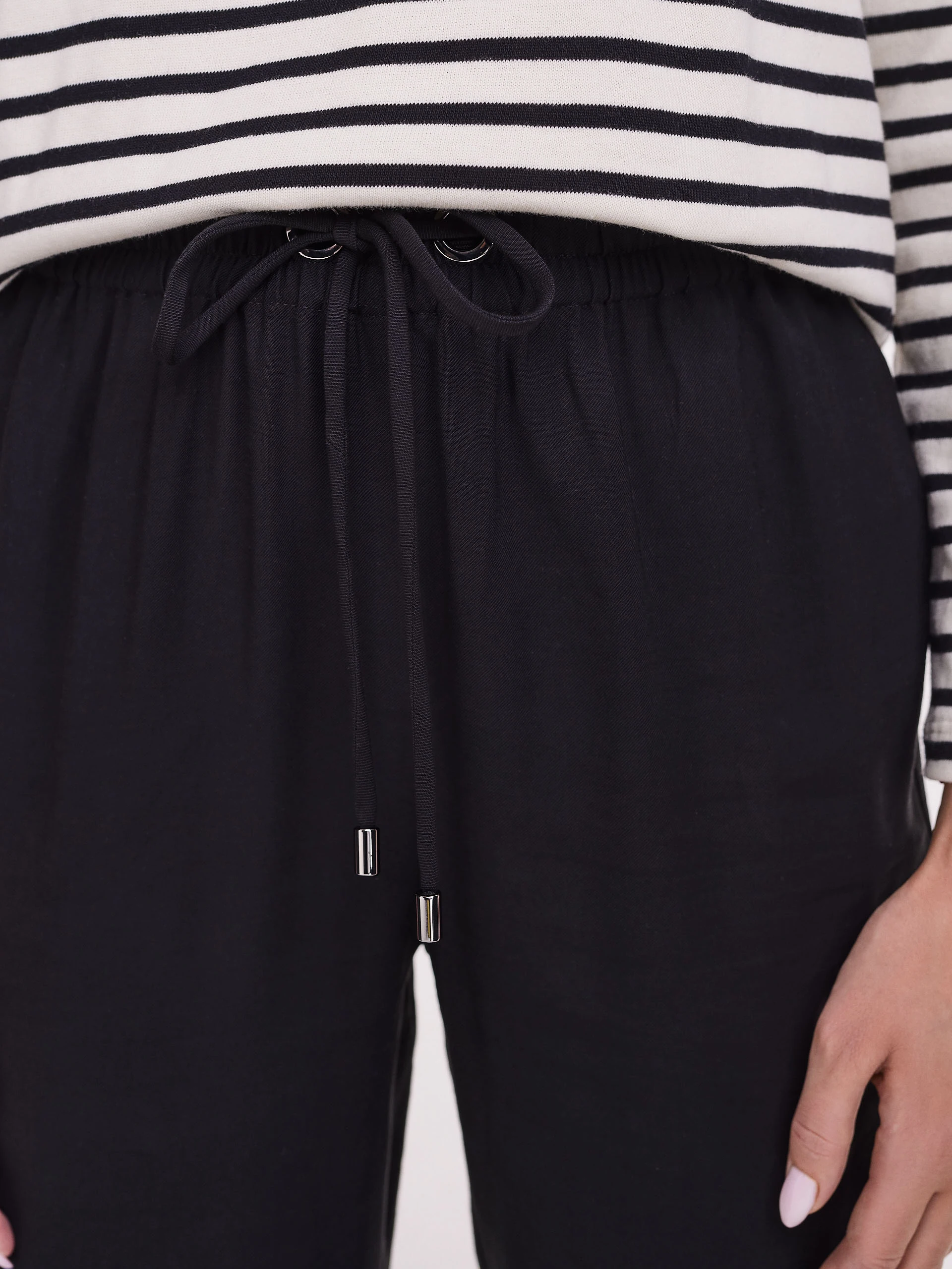 Black casual pants
