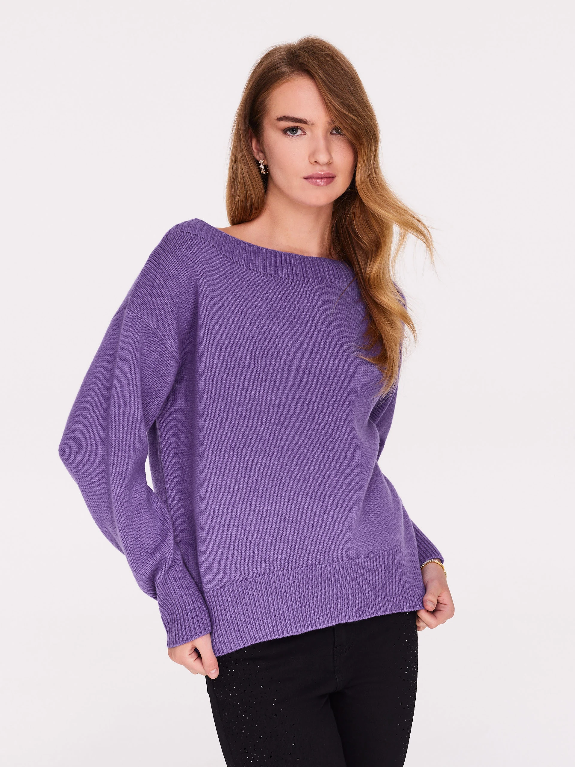Purple sweater