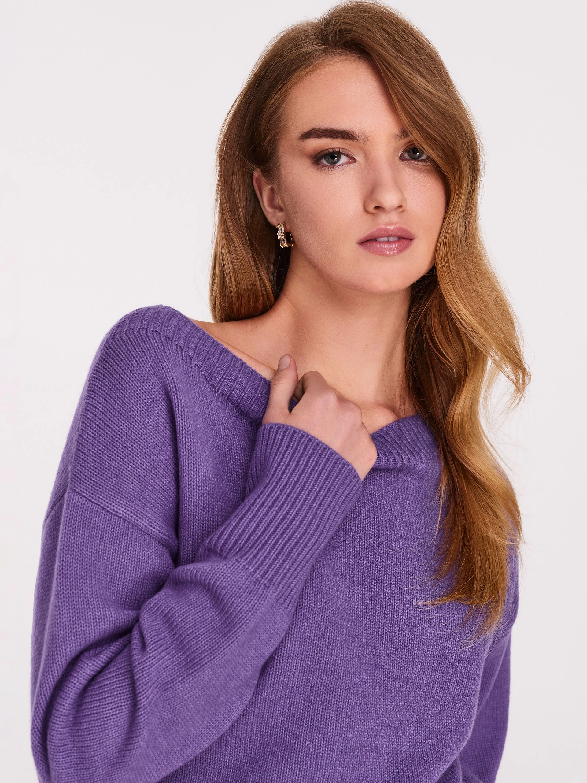 Purple sweater
