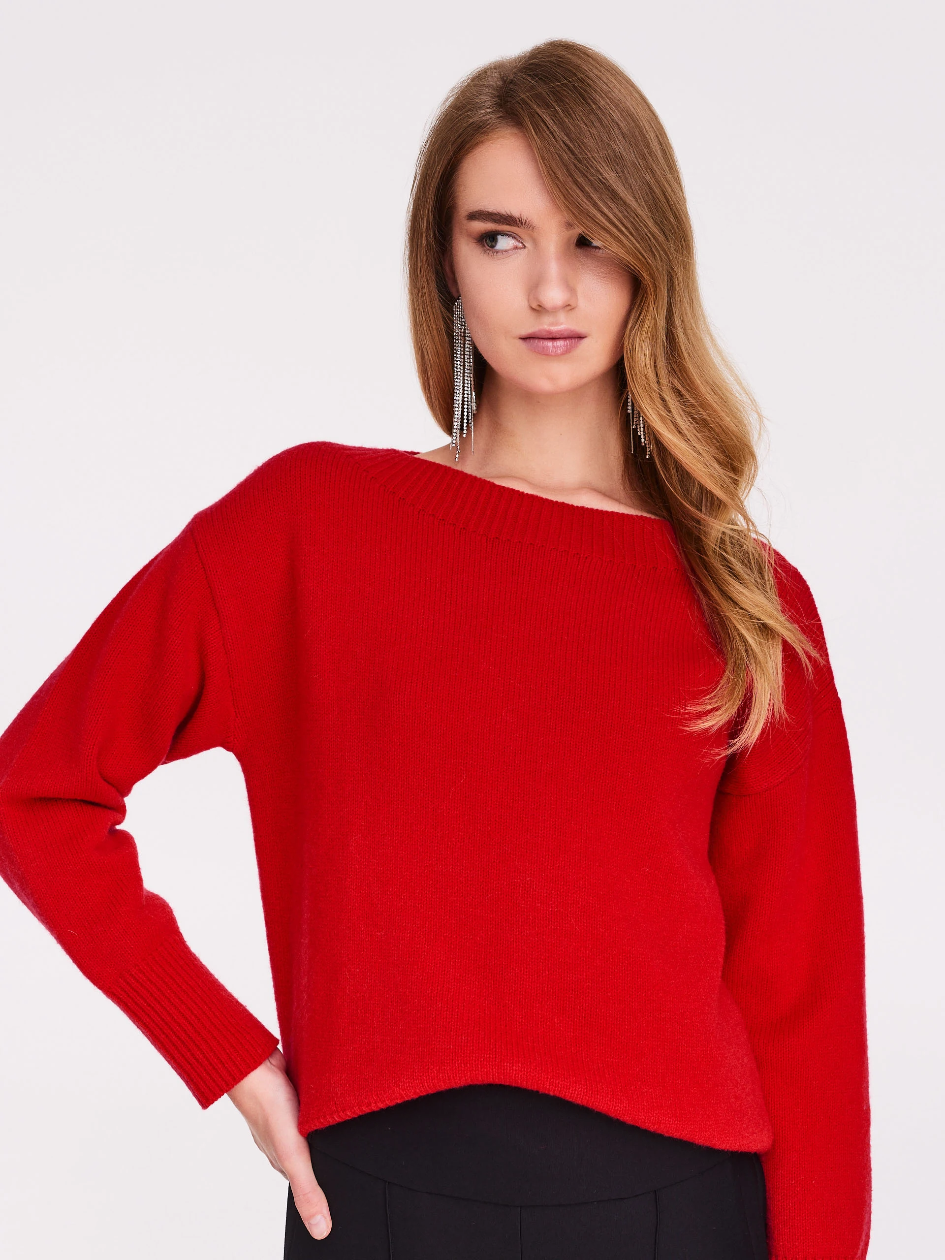 Red sweater