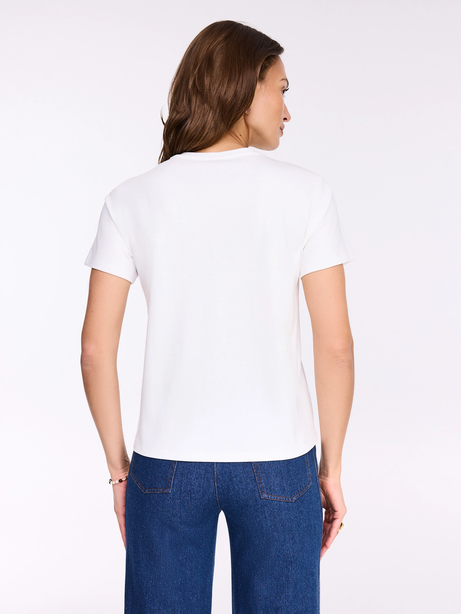 Classic white cotton blouse