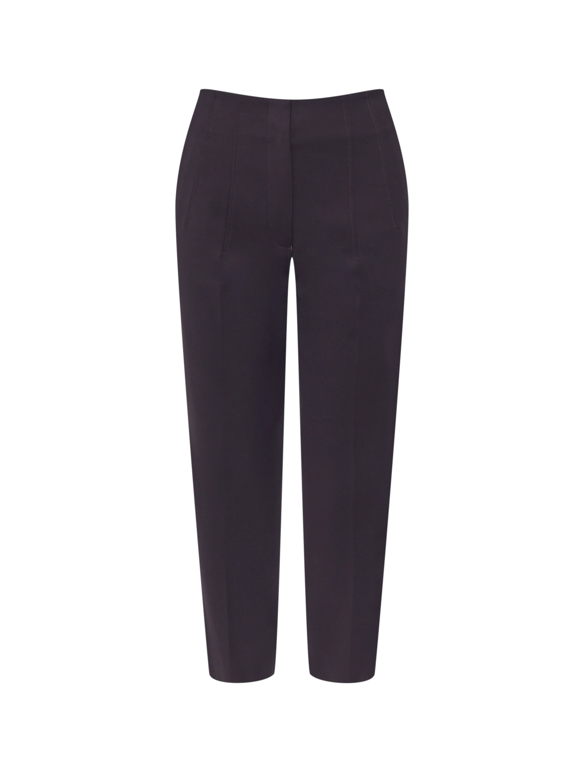 Black acetate suit pants