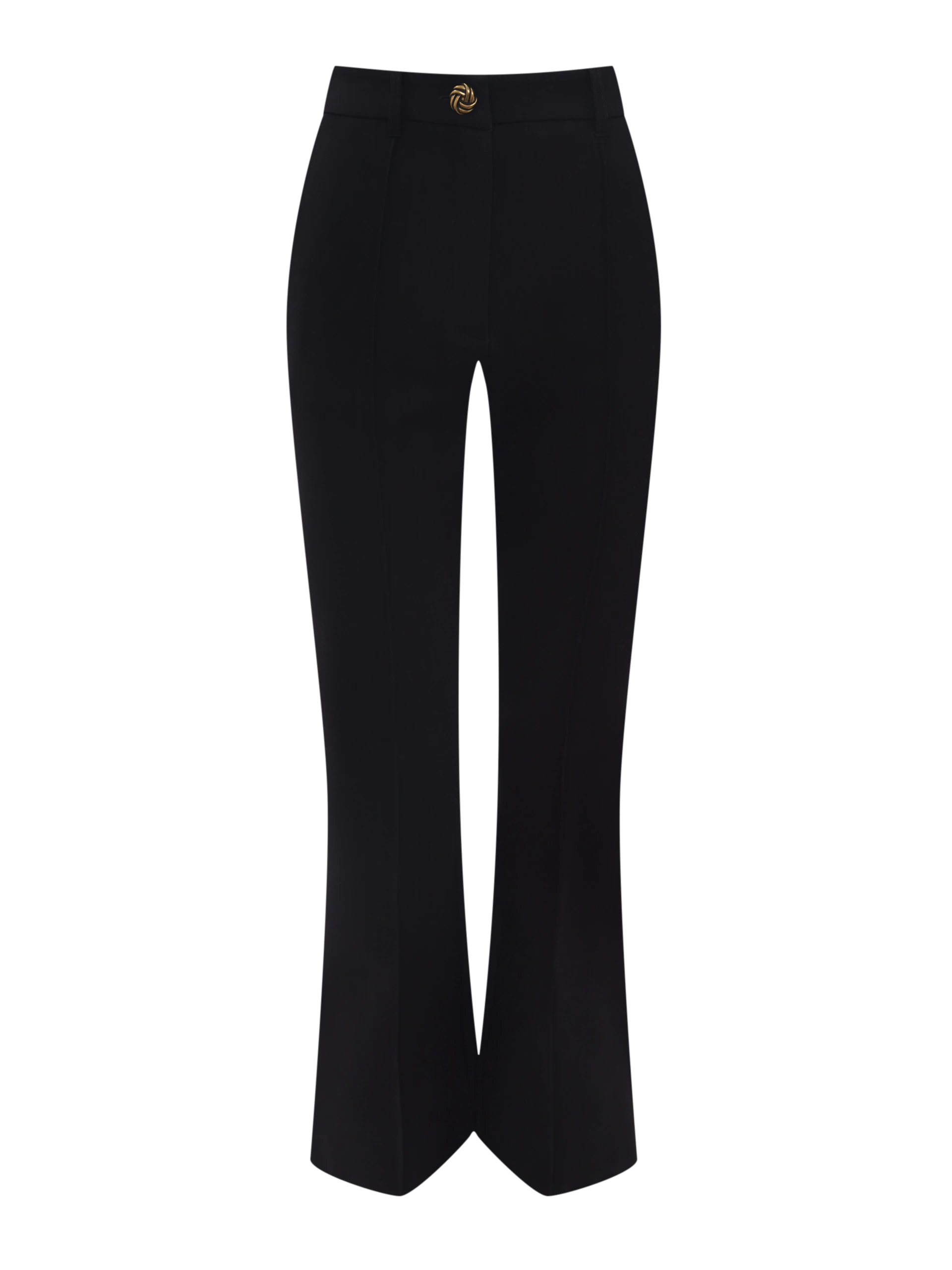 Elegant black high-waisted pants