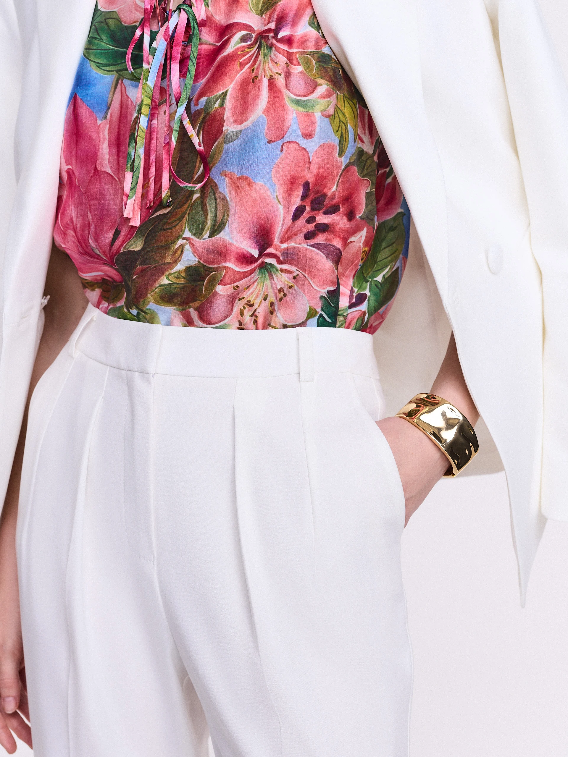 White dress pants