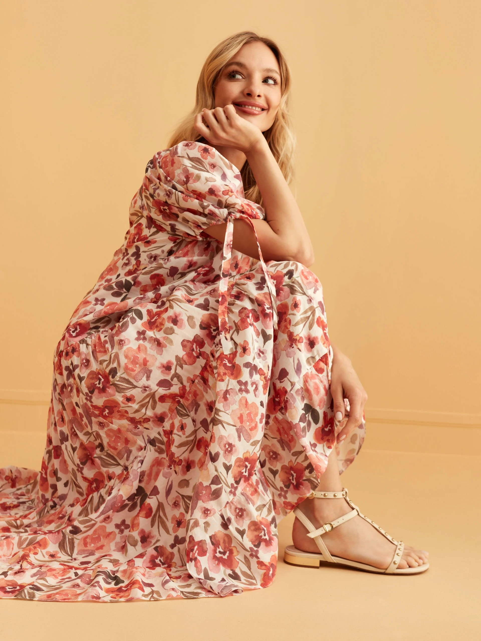 MIDI FLORAL DRESS