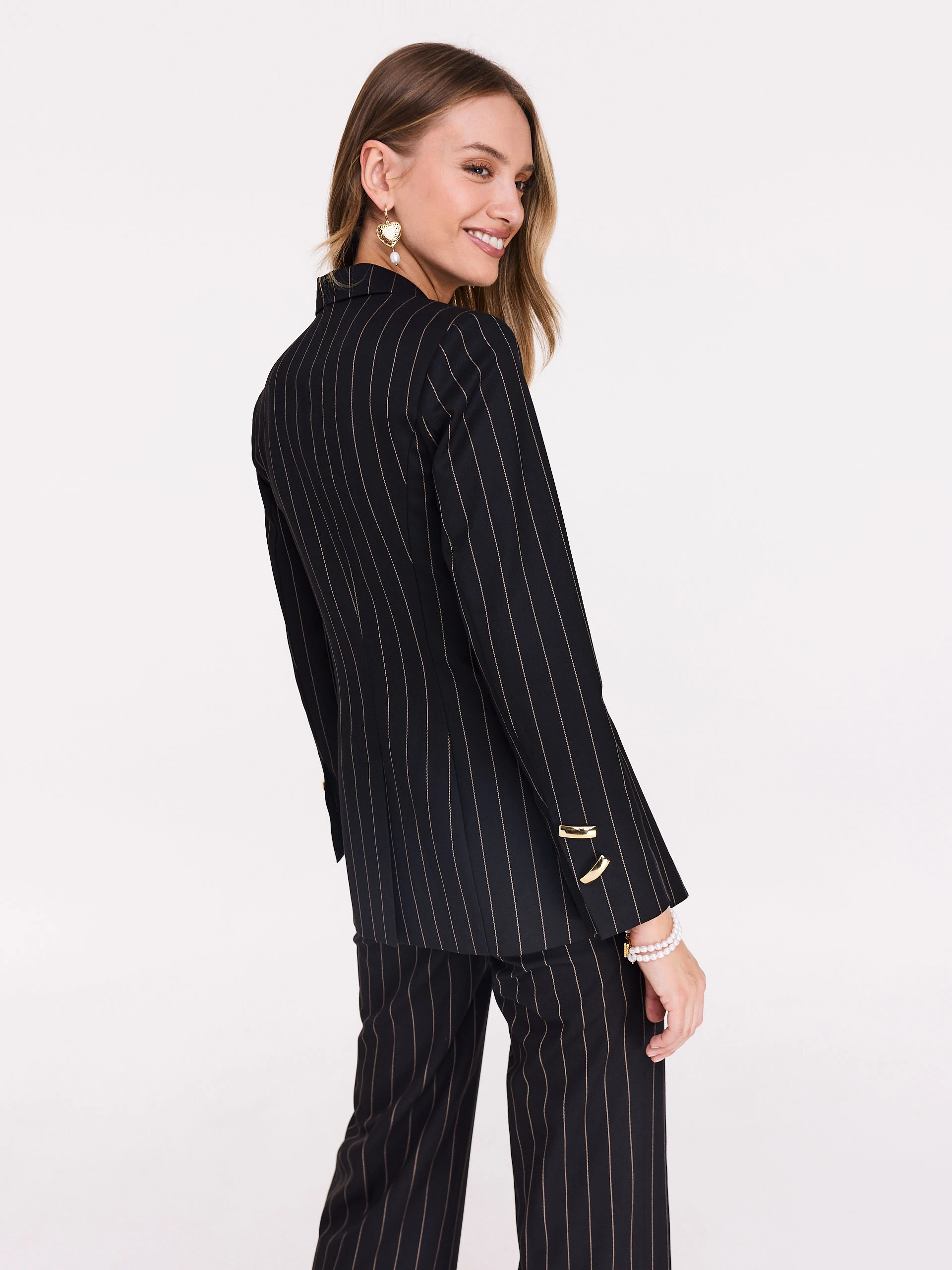 Ribbed high-waisted cigarillos