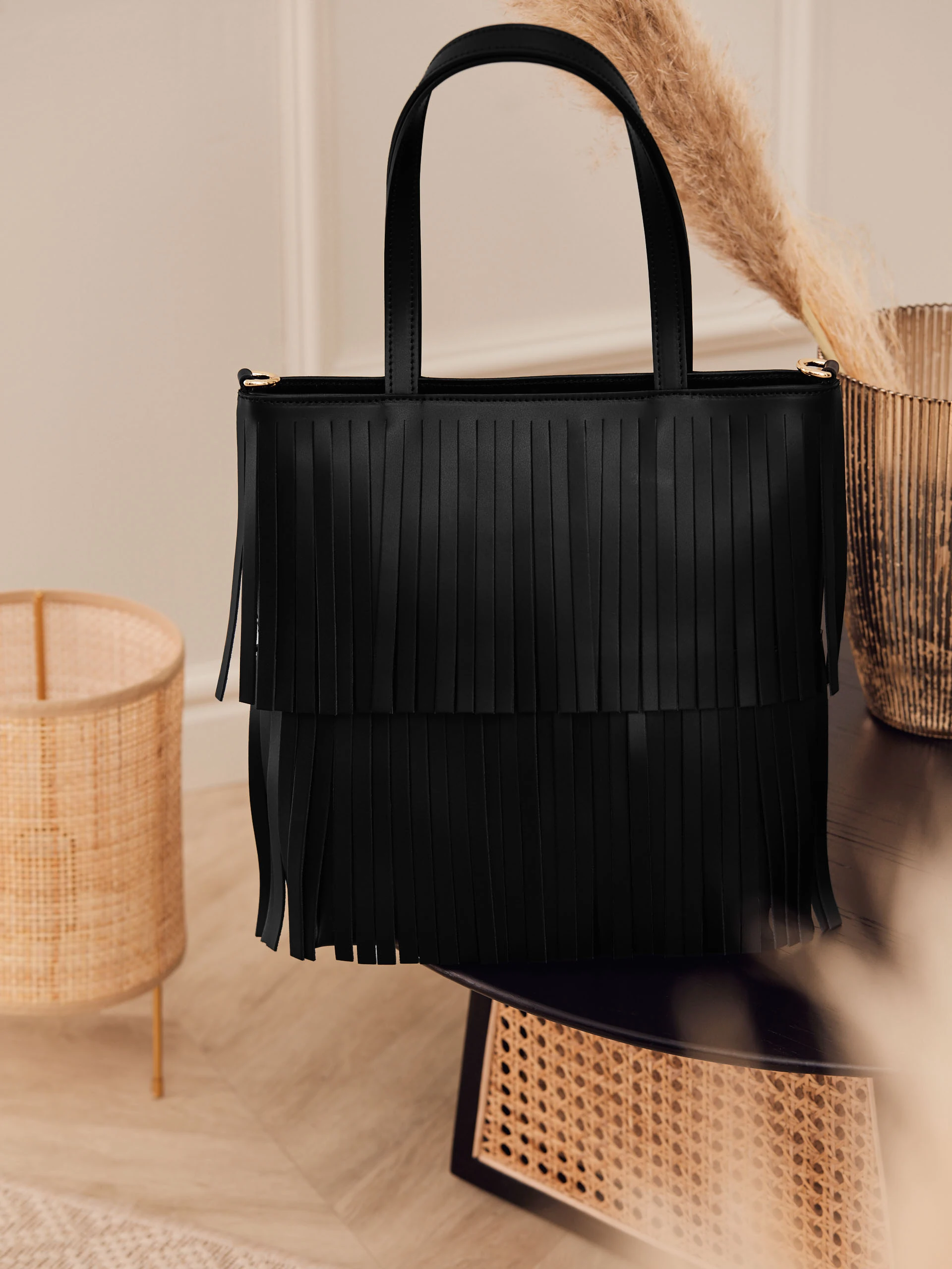 TOREBKA SHOPPER Z FRĘDZLAMI