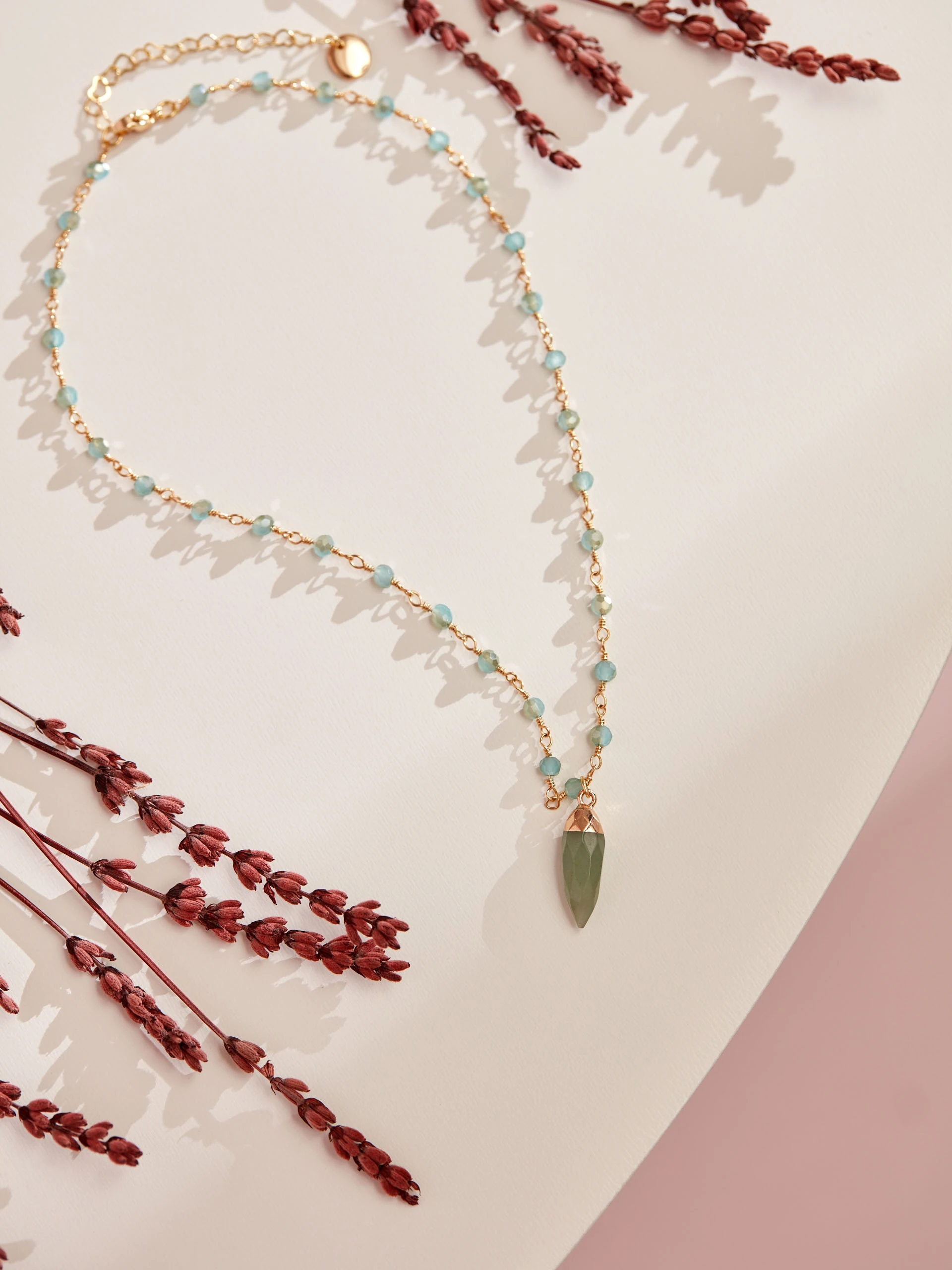 NATURAL STONE NECKLACE