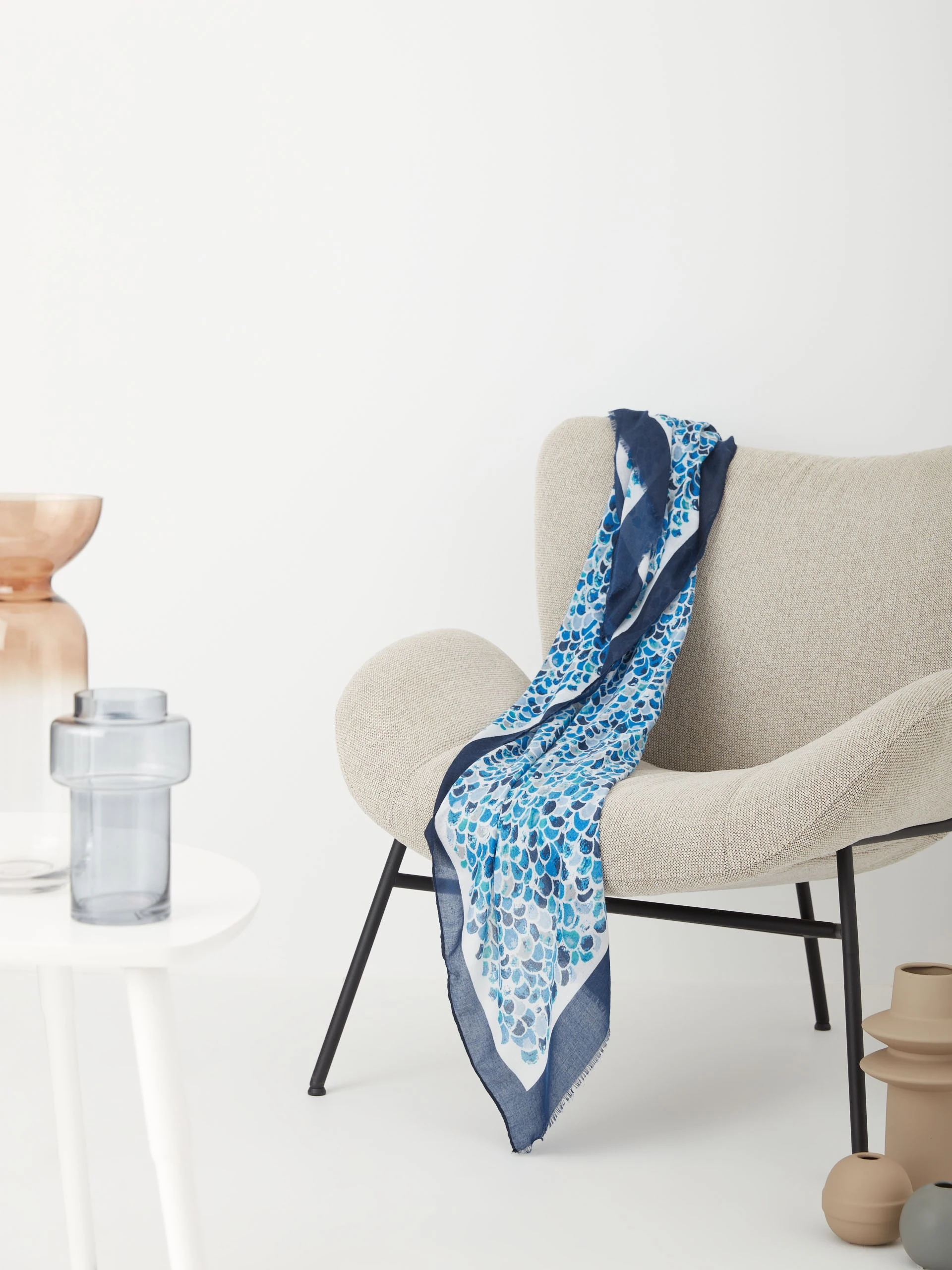BLUE SCARF