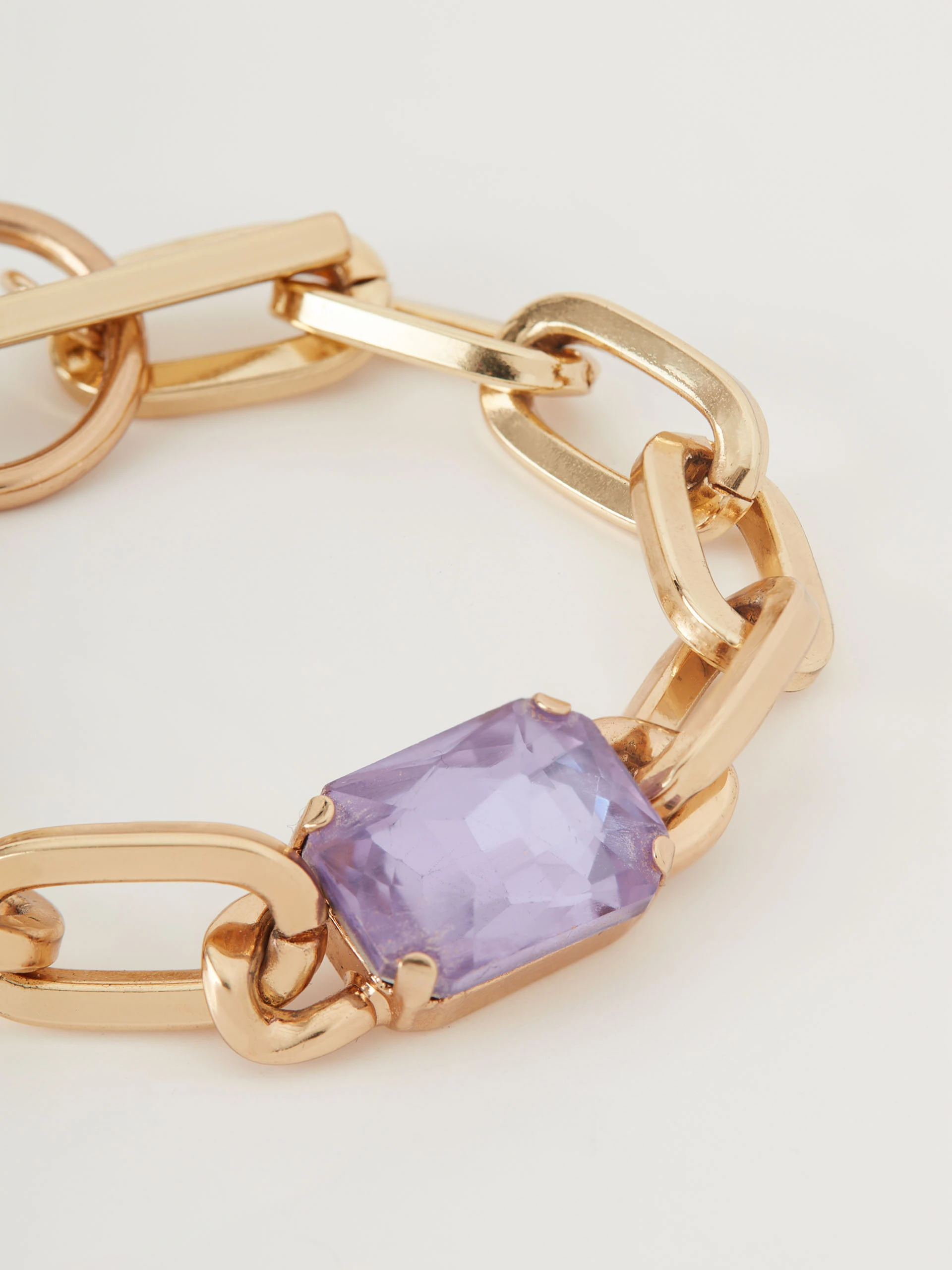 Bracelet with purple stone