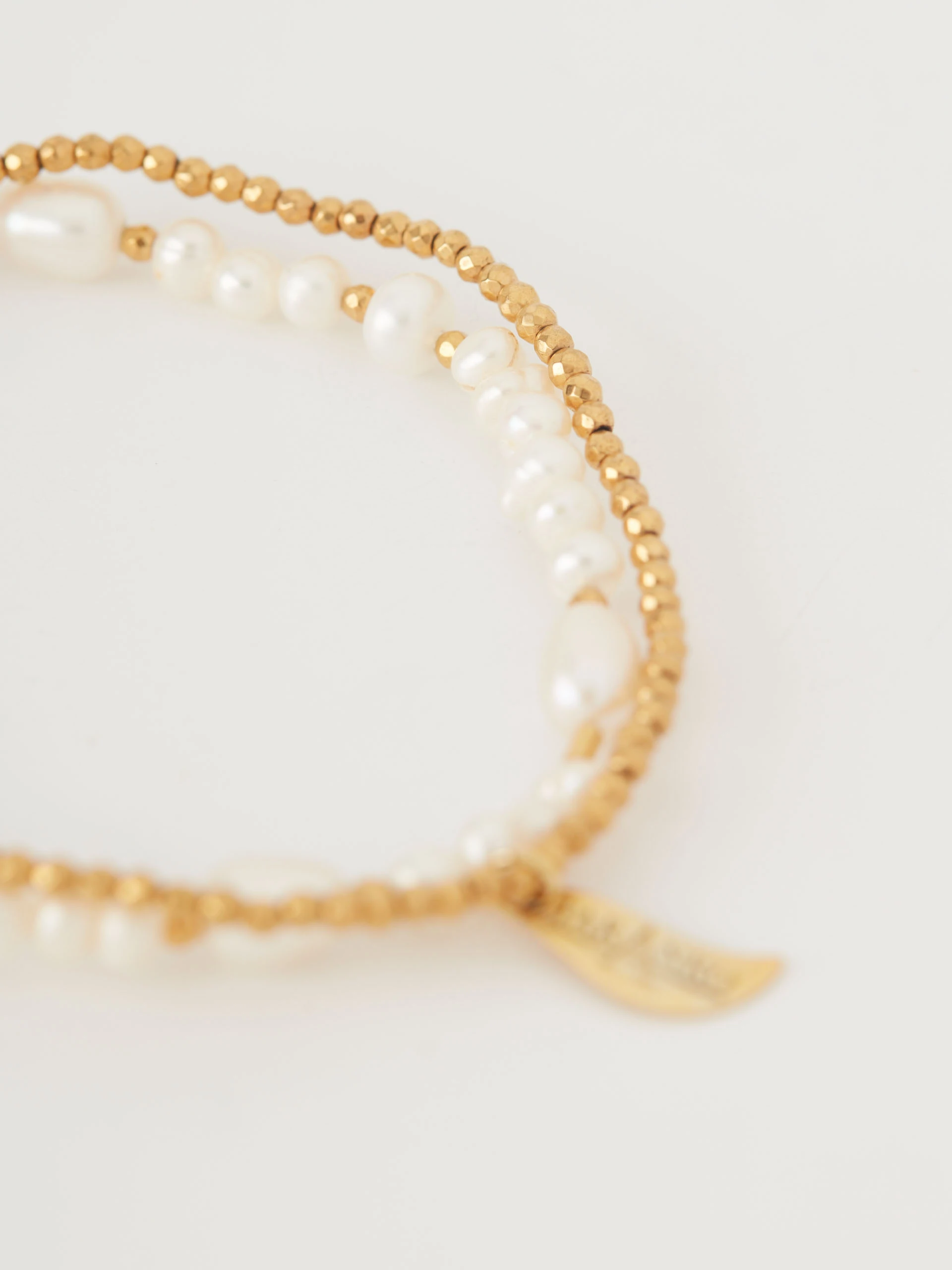 Set of pearl bracelets