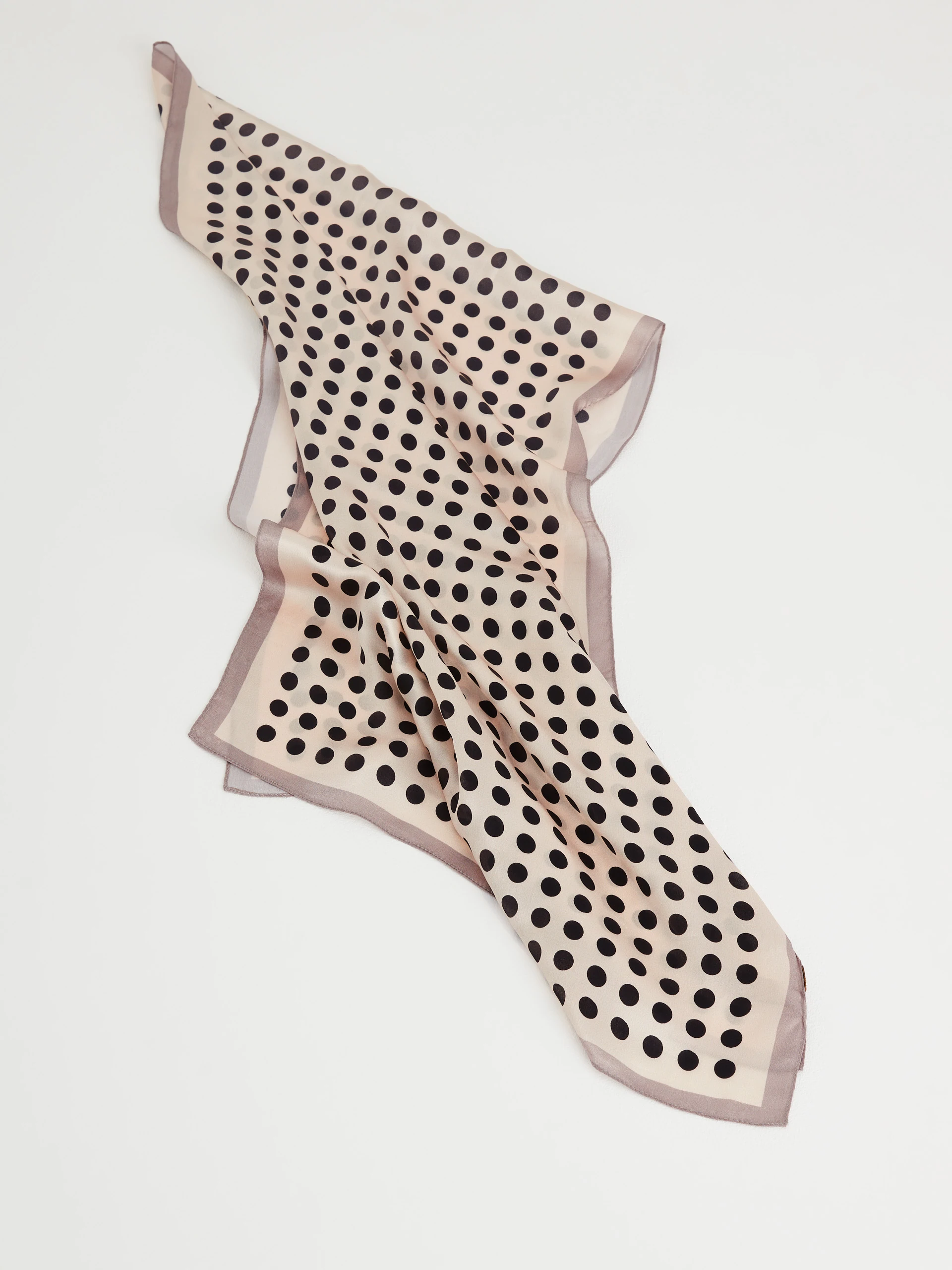 Classic polka dot scarf