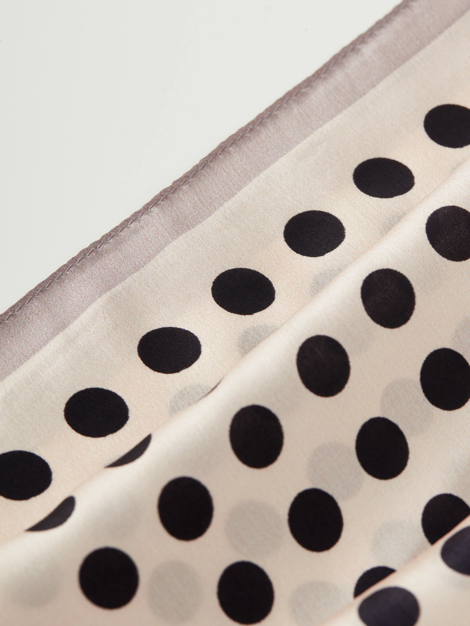 Classic polka dot scarf