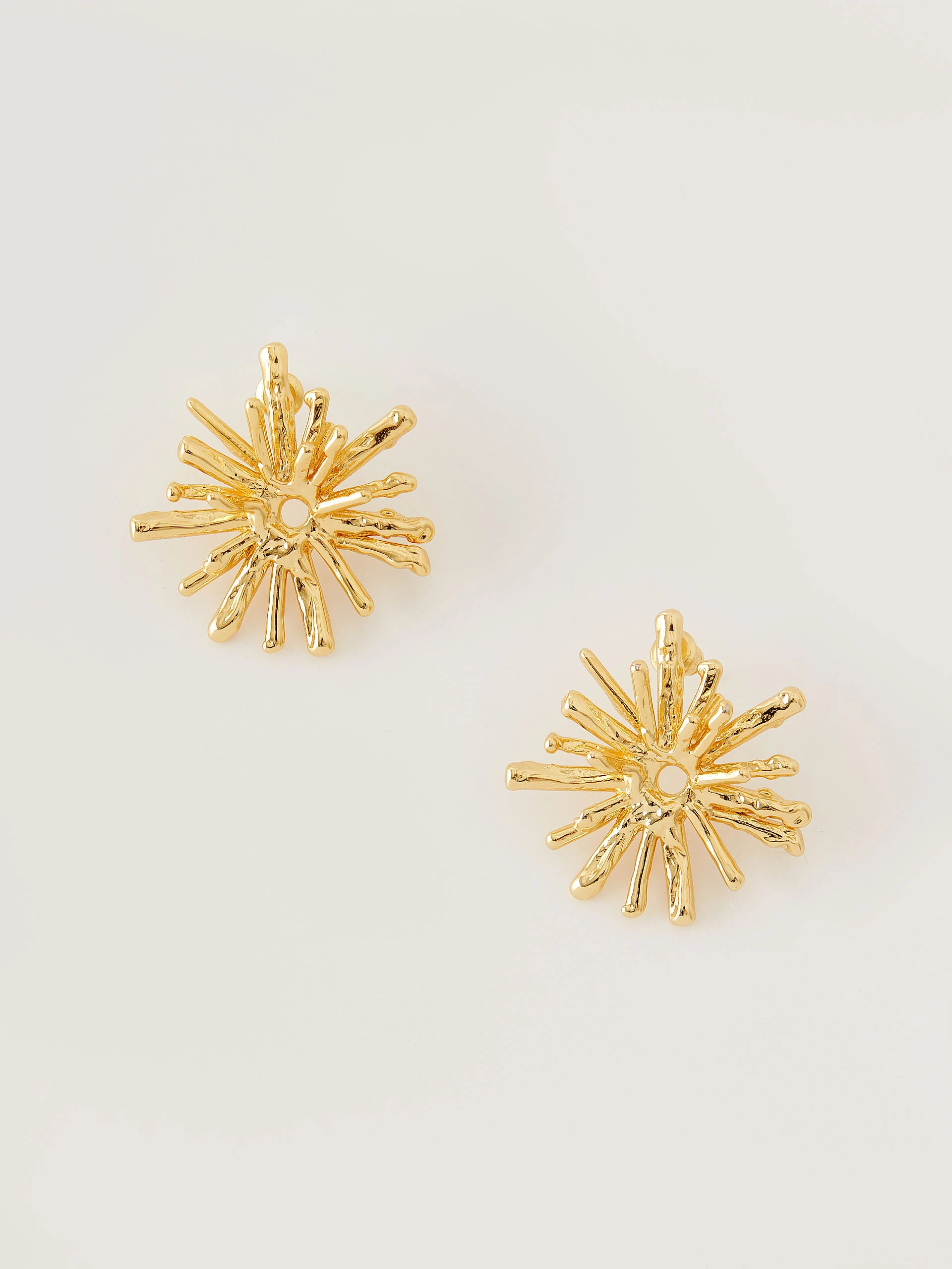 Earrings in the shape of sun