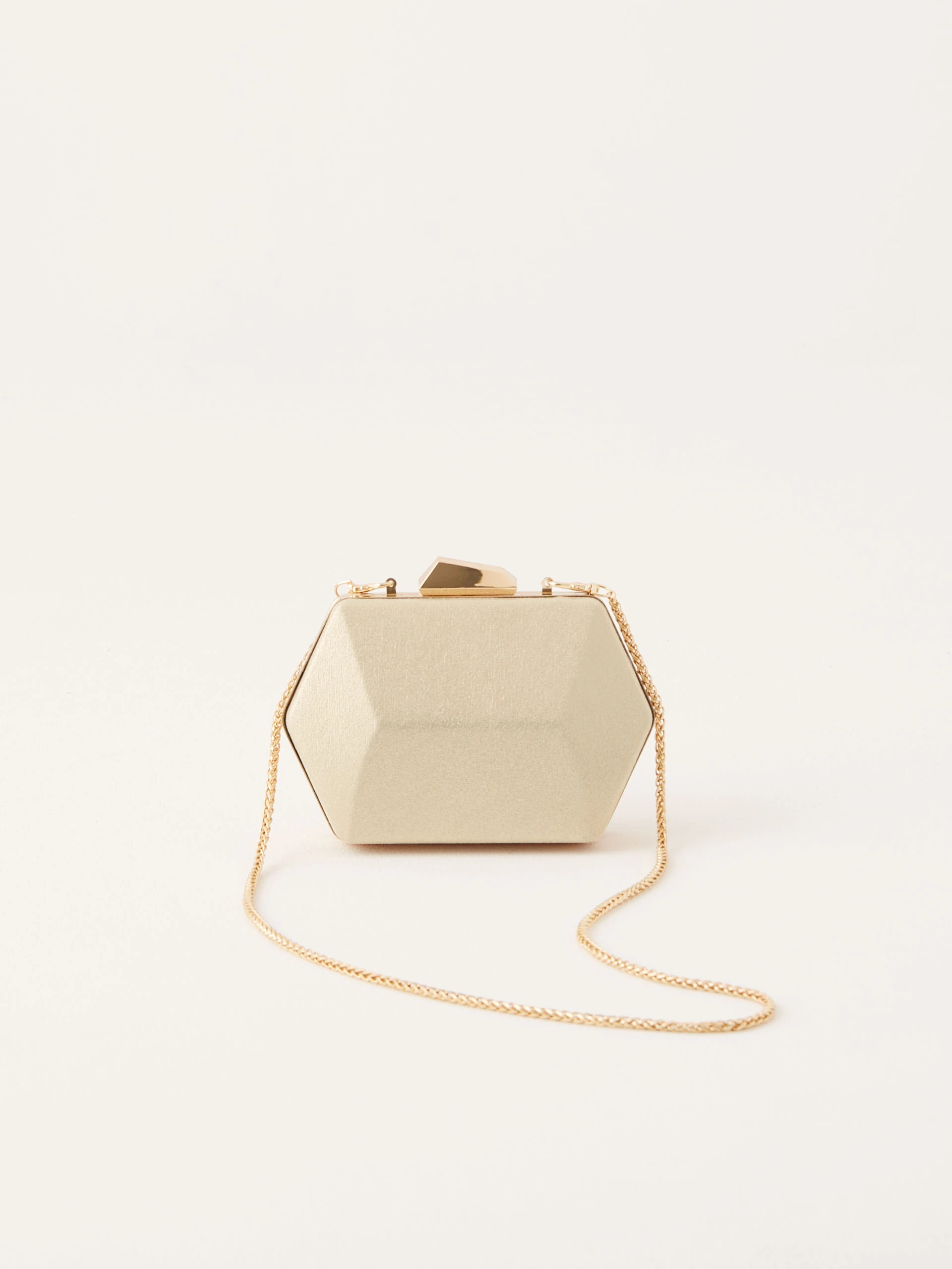 Gold chain handbag