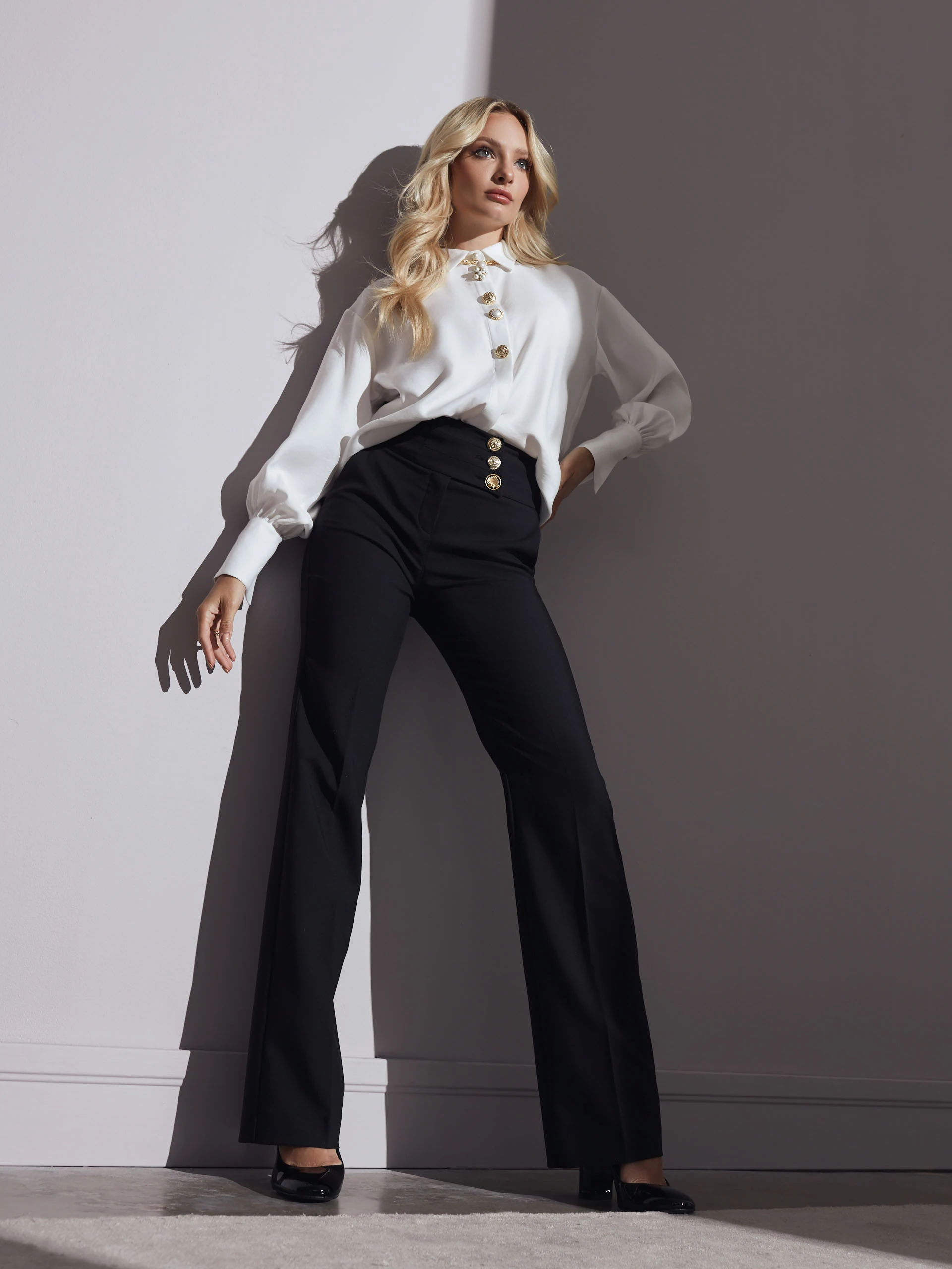 White oversize shirt