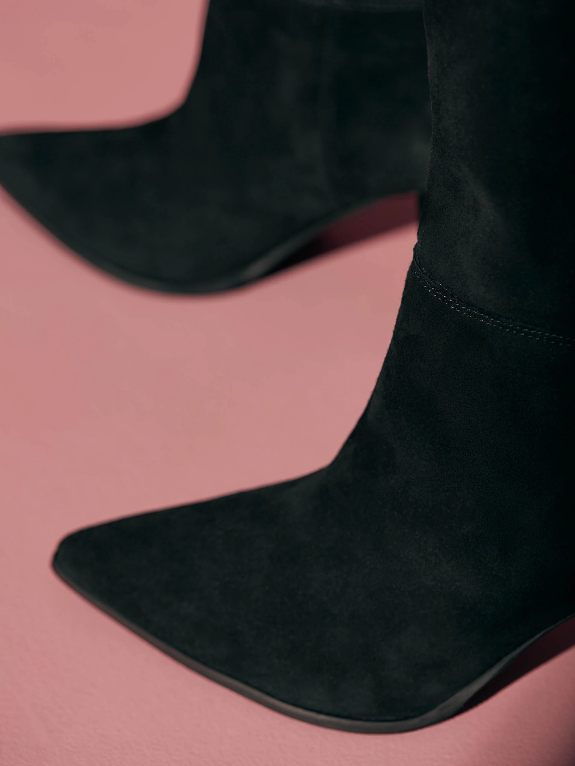 BLACK SUEDE BOOTS