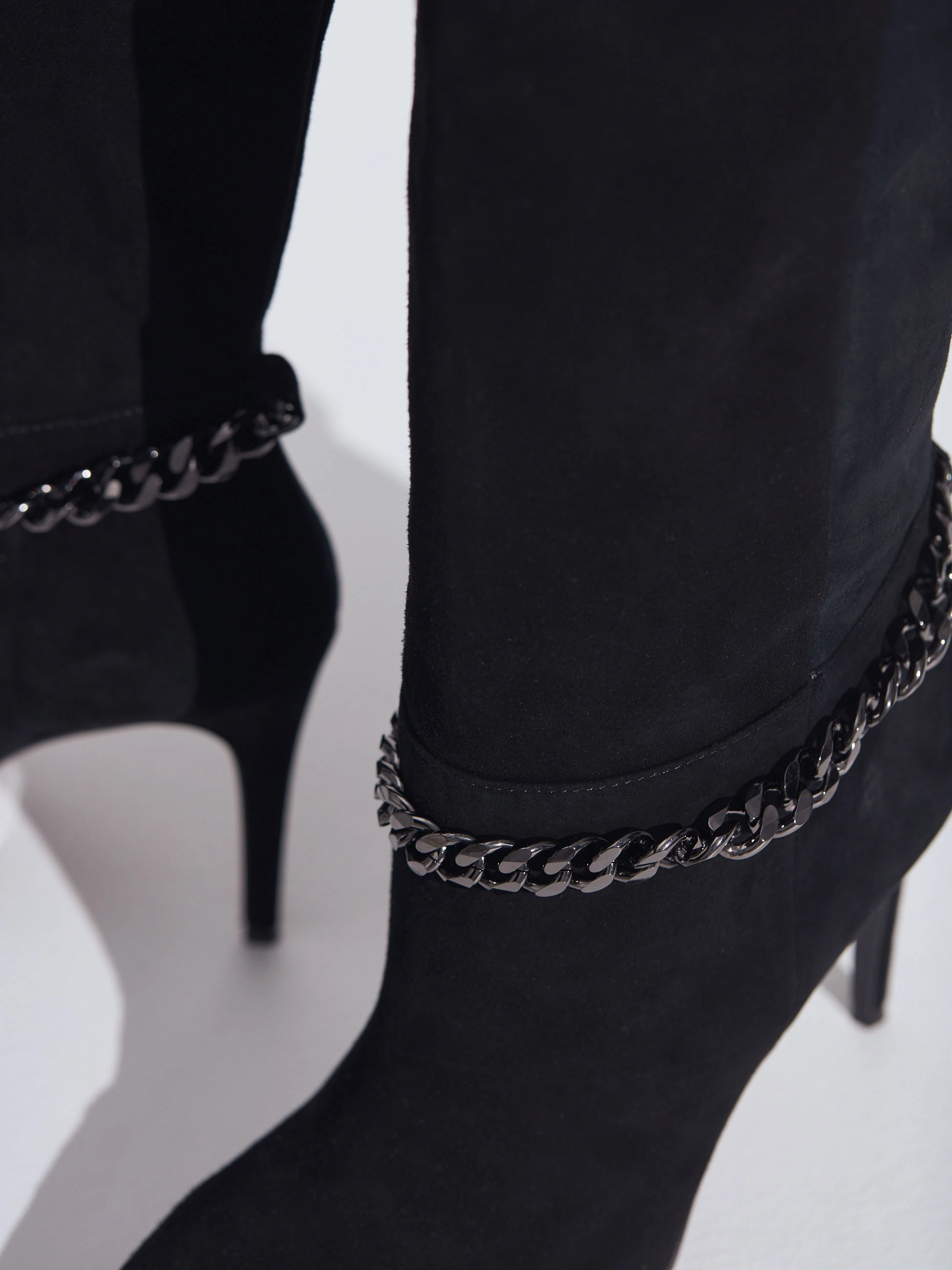 SUEDE STILETTO BOOTS