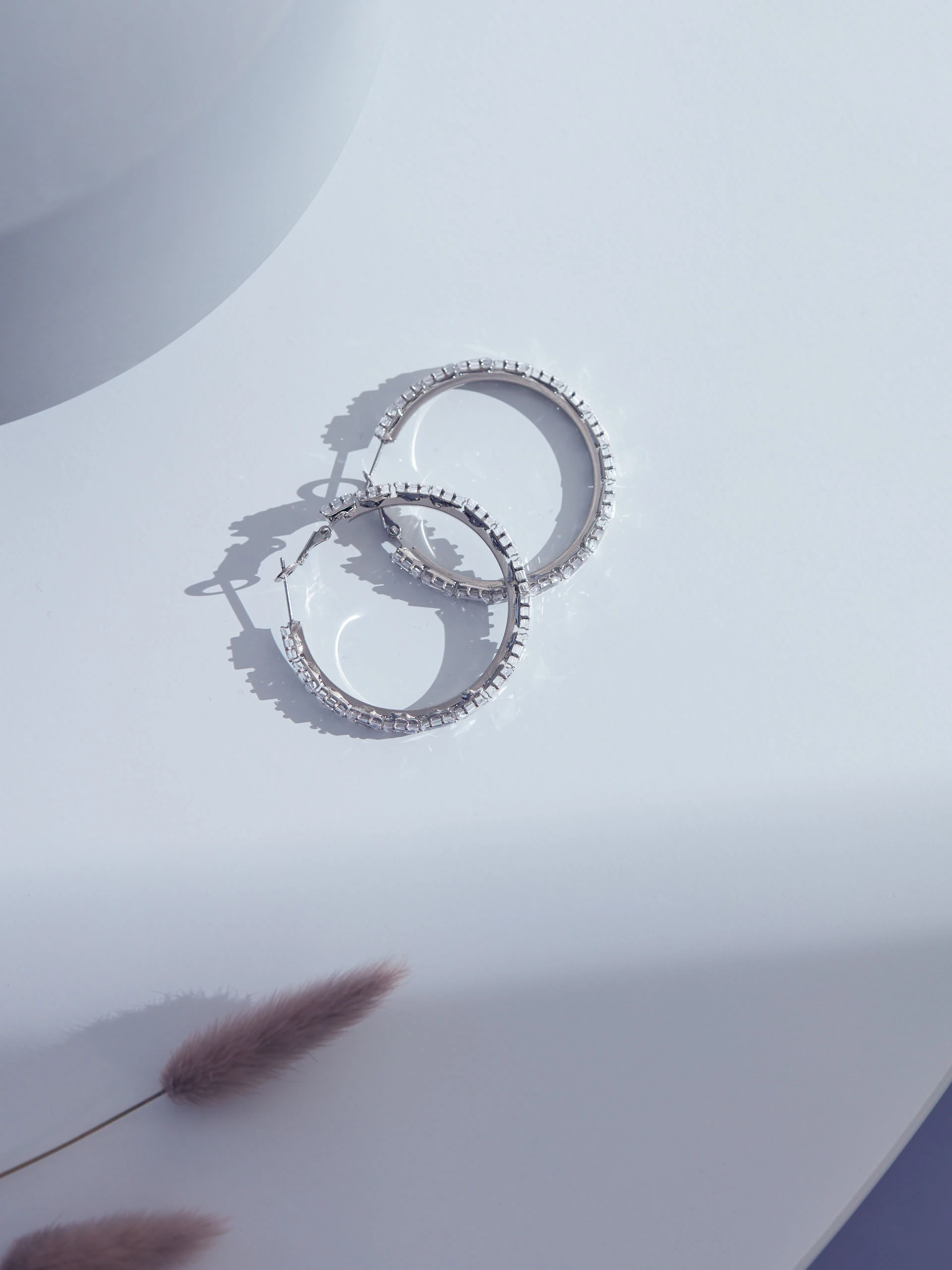 LARGE CIRCLE EARRINGS