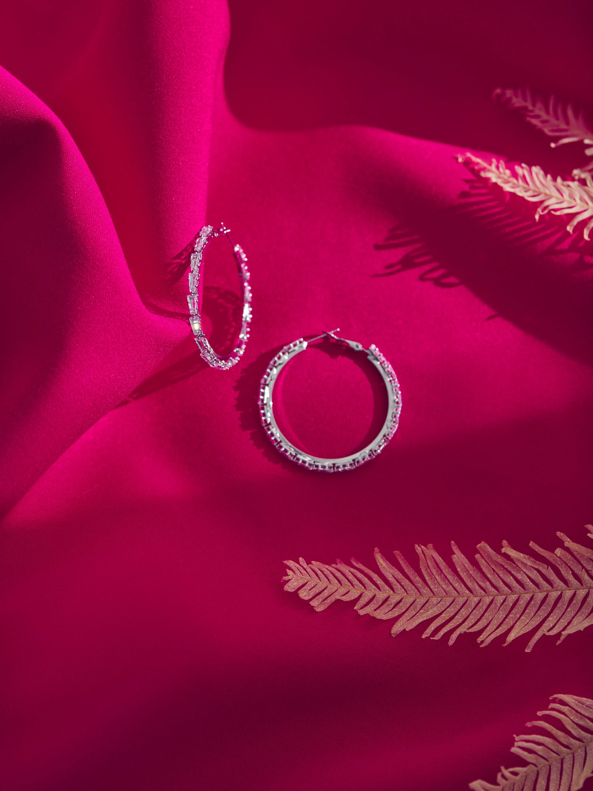 LARGE CIRCLE EARRINGS