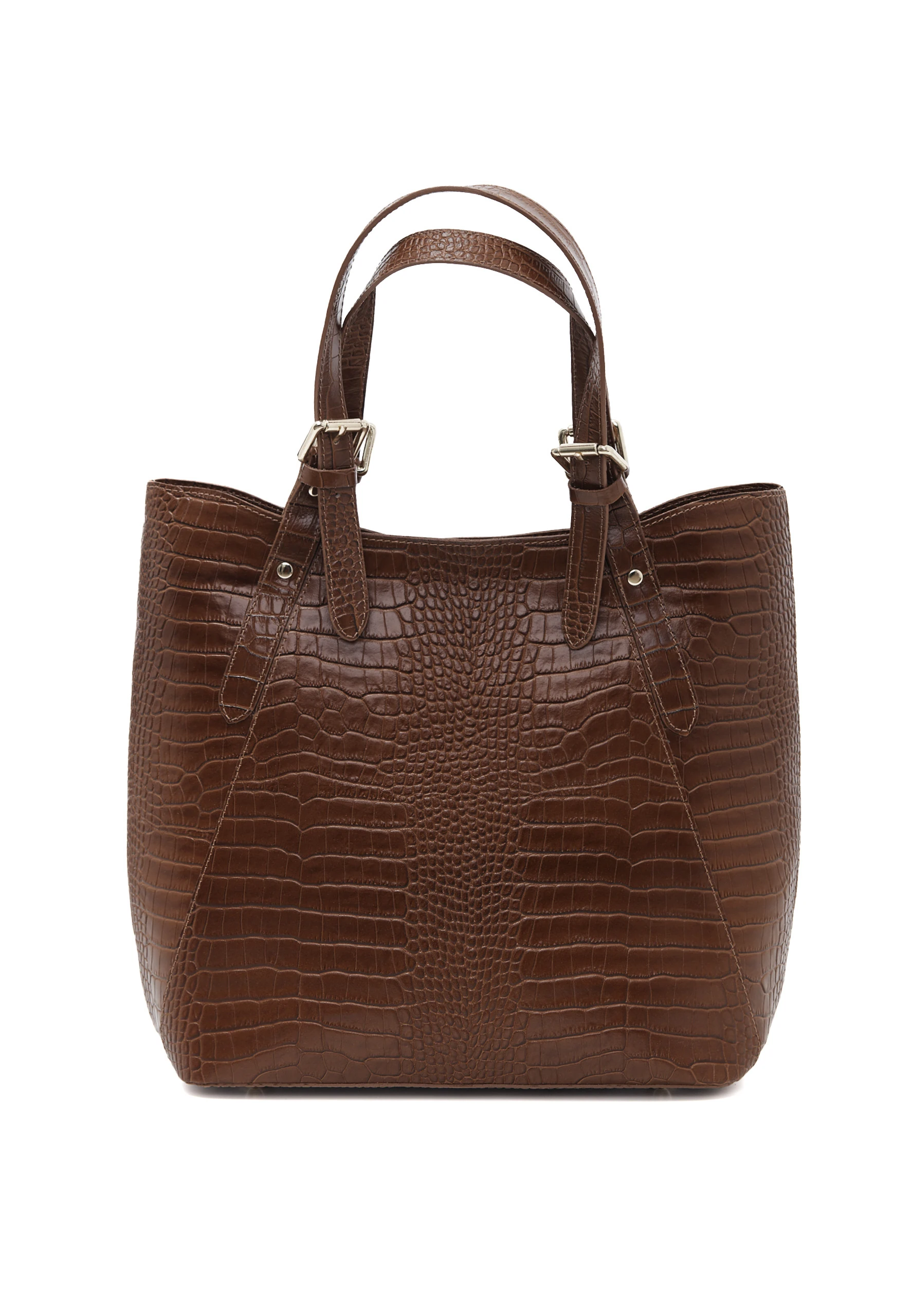 LARGE BROWN HANDBAG