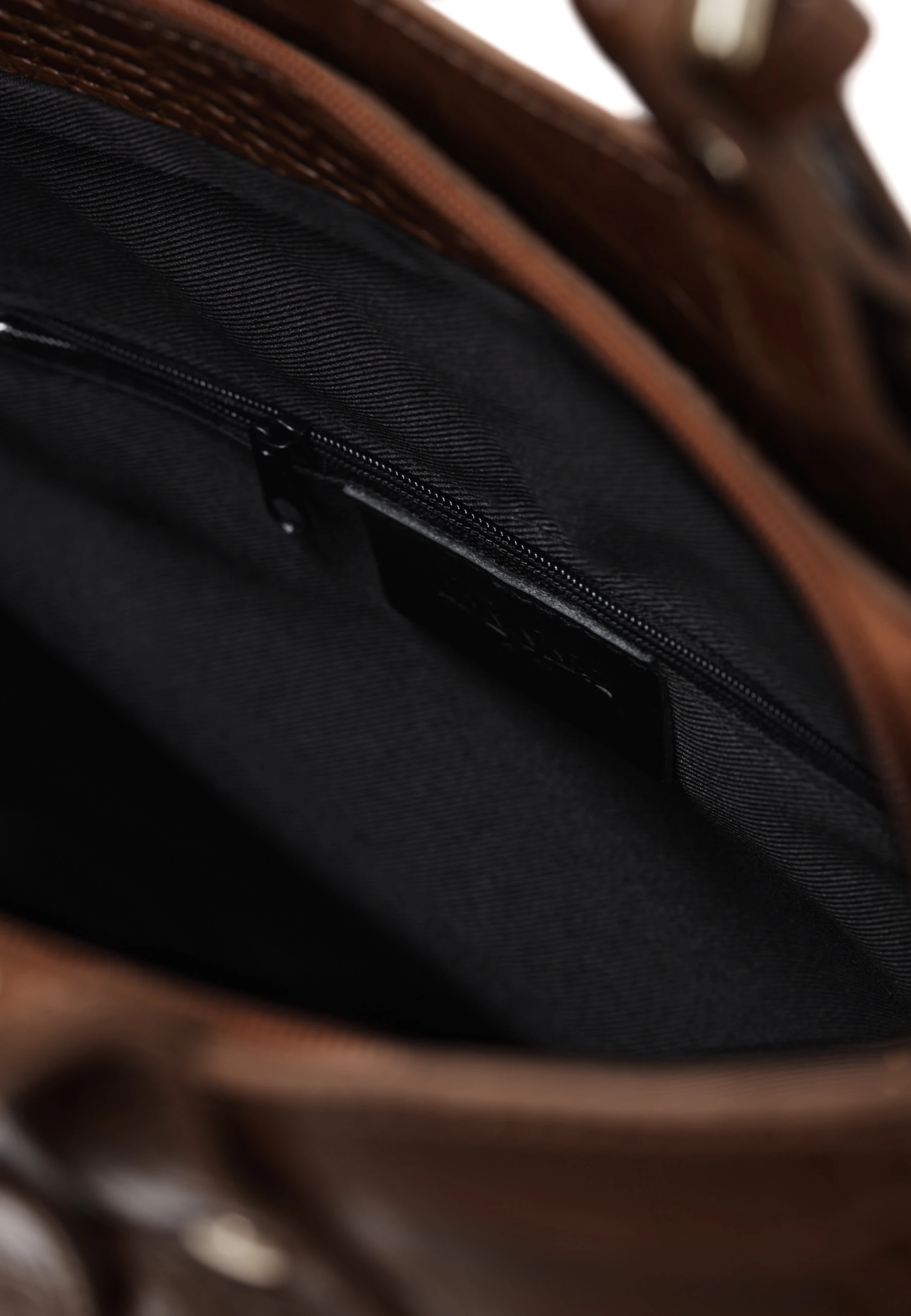 LARGE BROWN HANDBAG