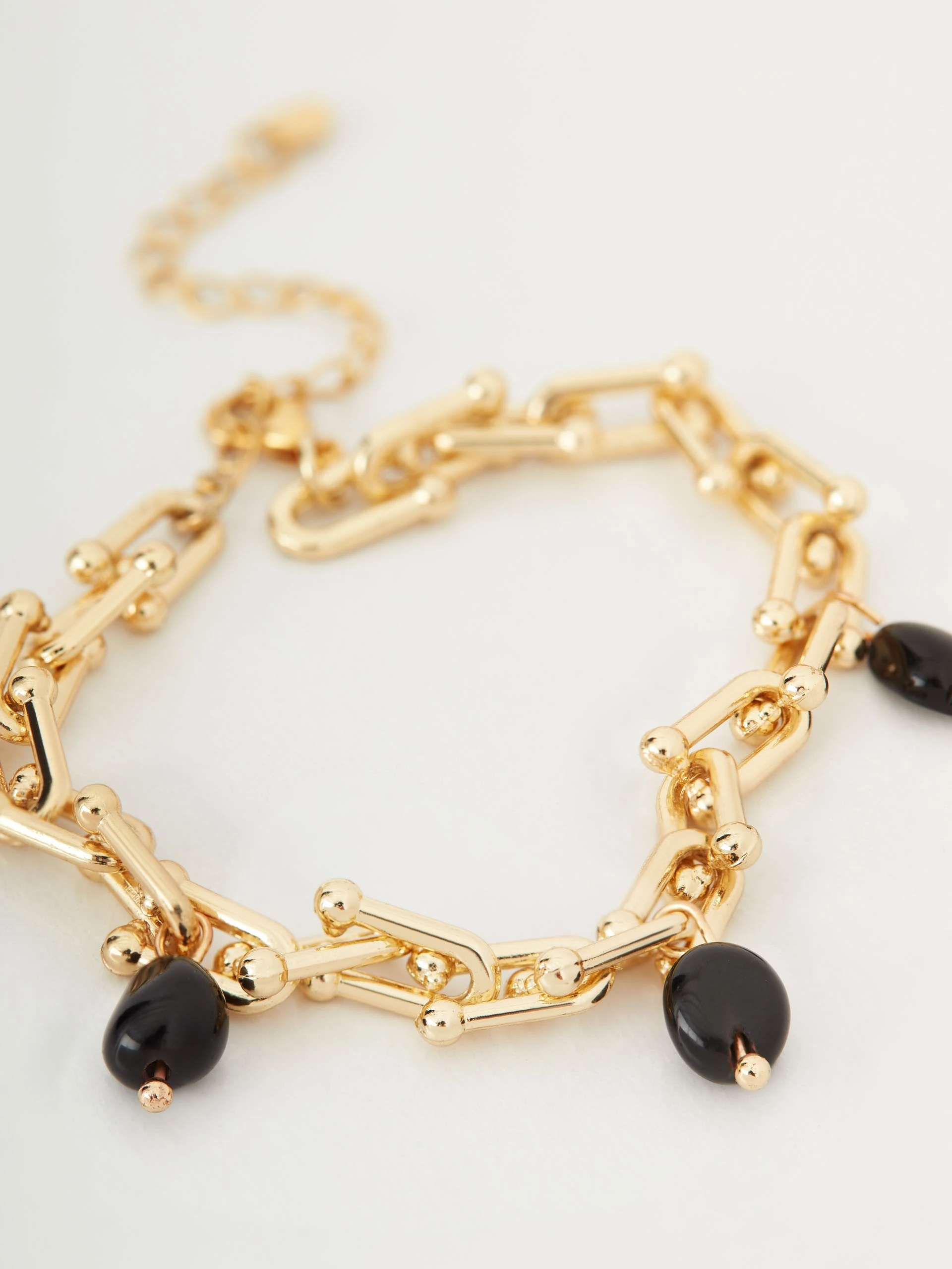 Bracelet with black onyx