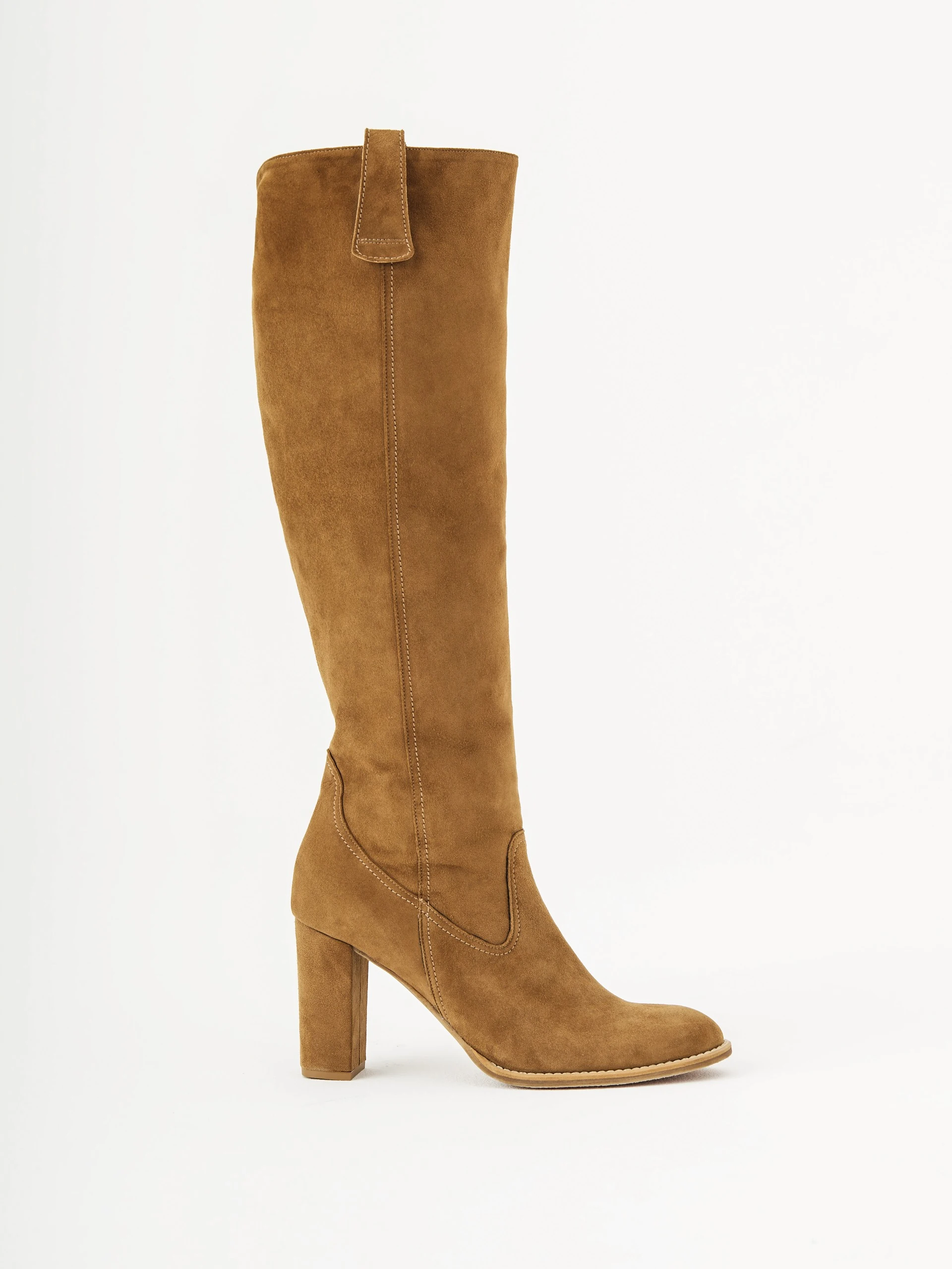 Leather high boots