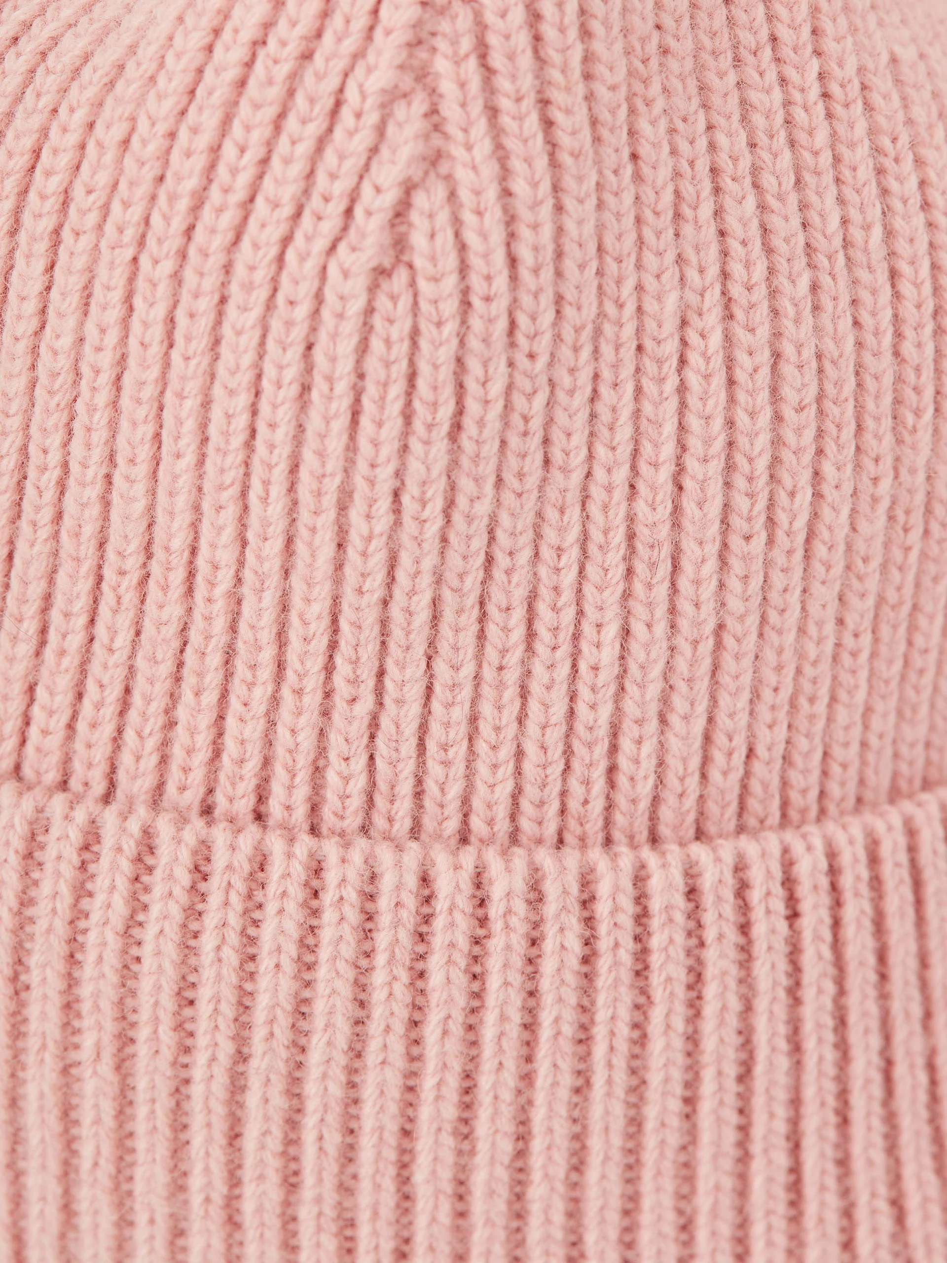Pink cap with wool and cashmere