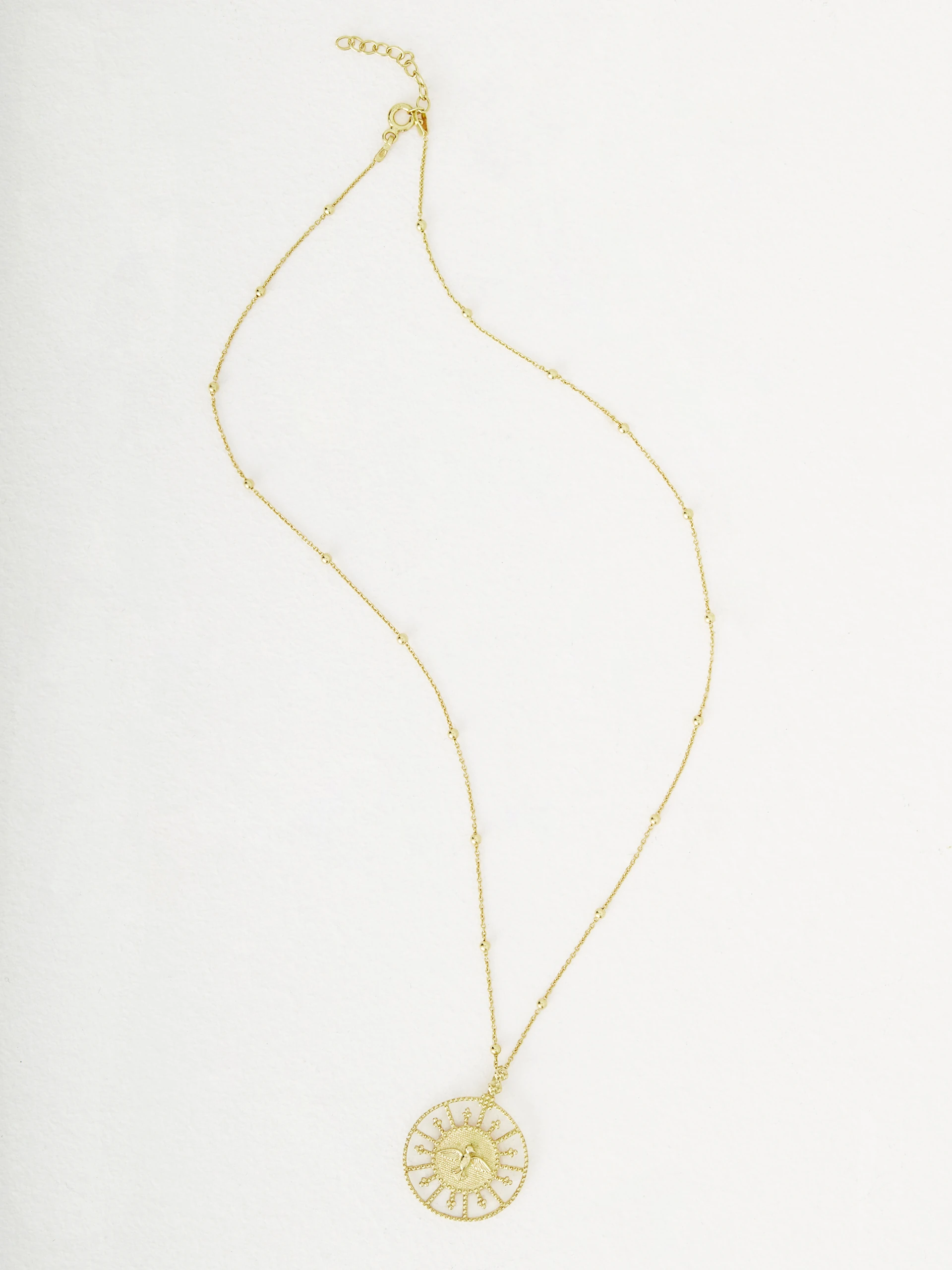 Necklace with openwork charm