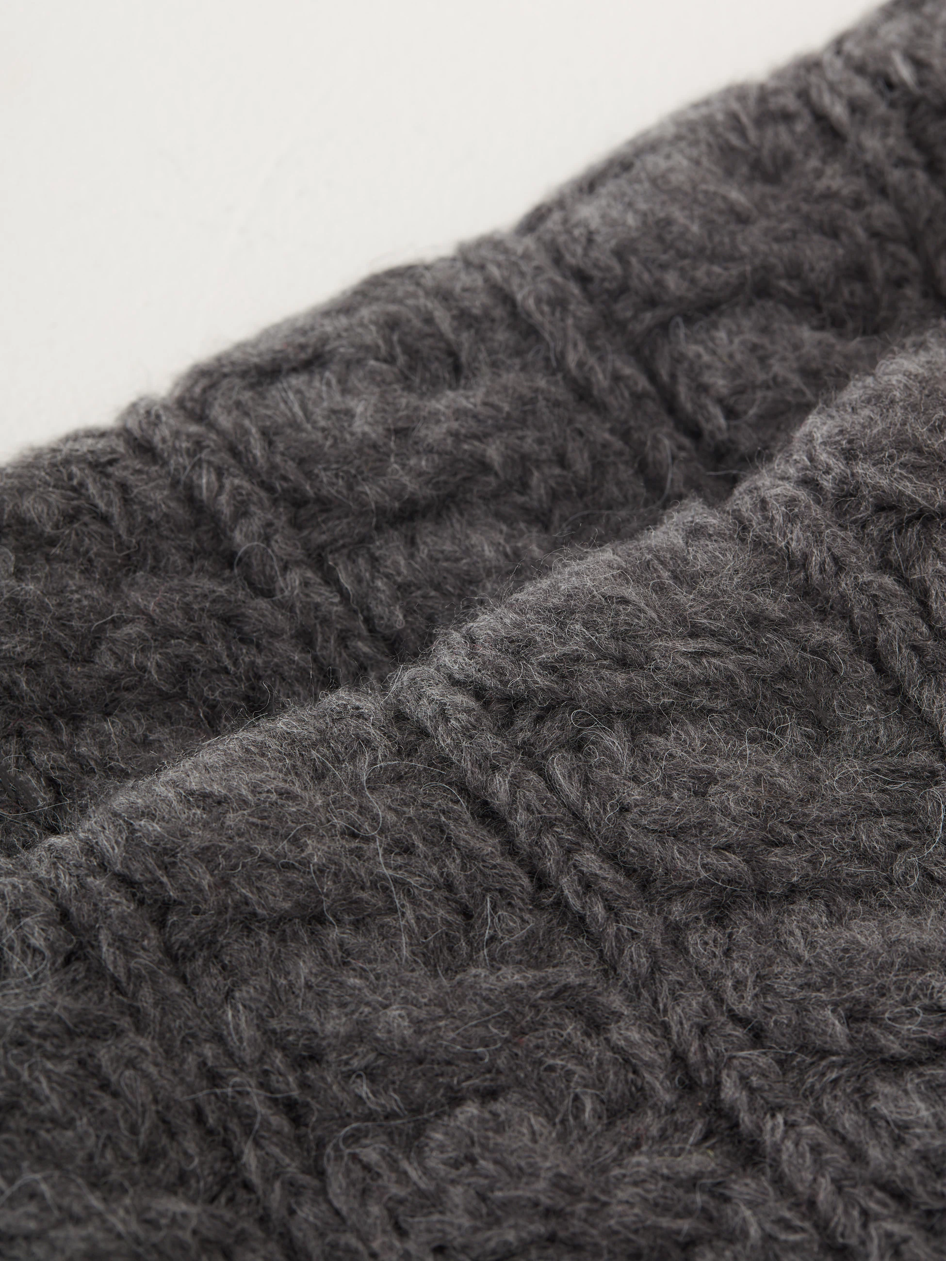 Wool blend snood