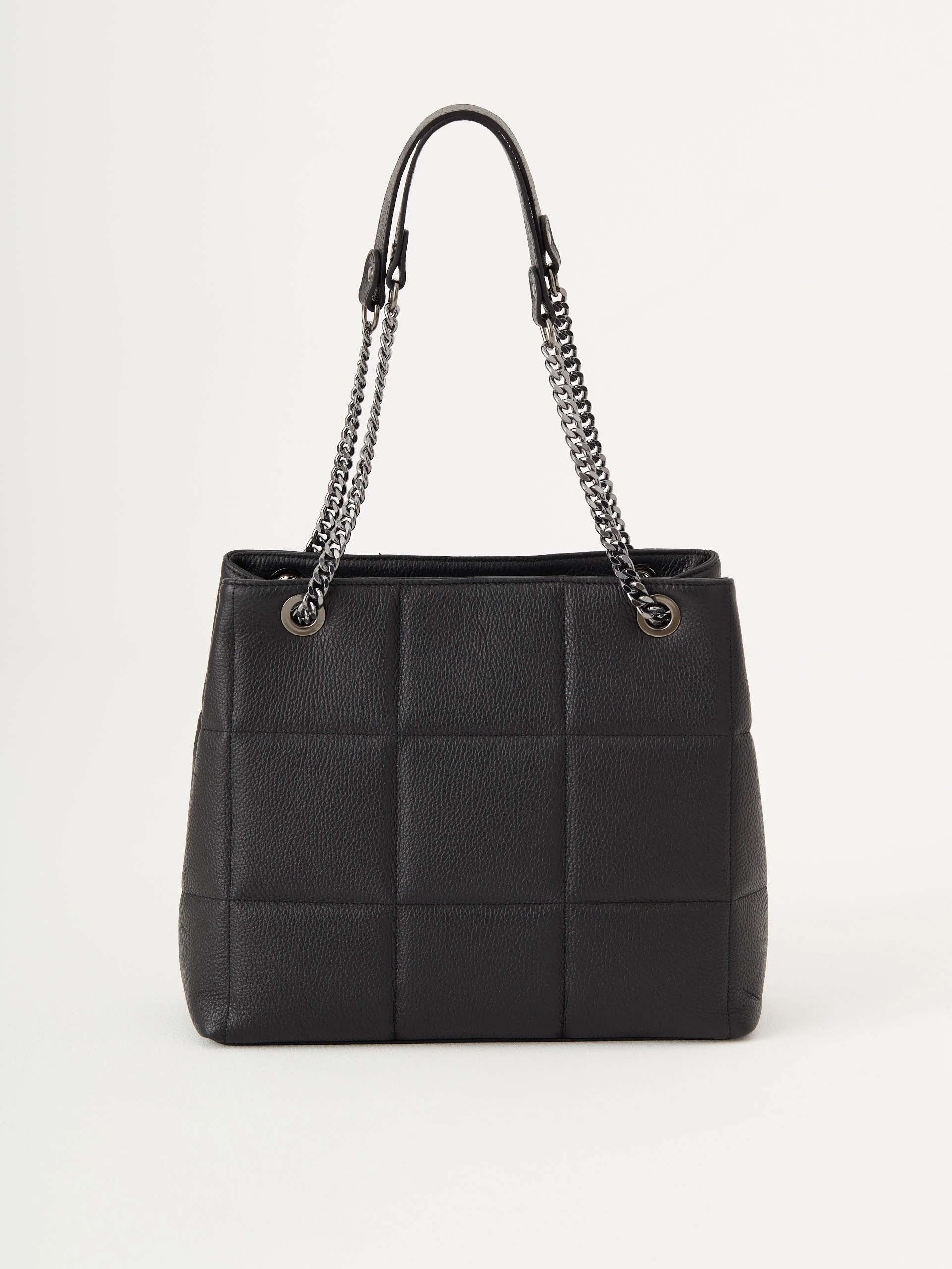 Czarna torebka typu shopper