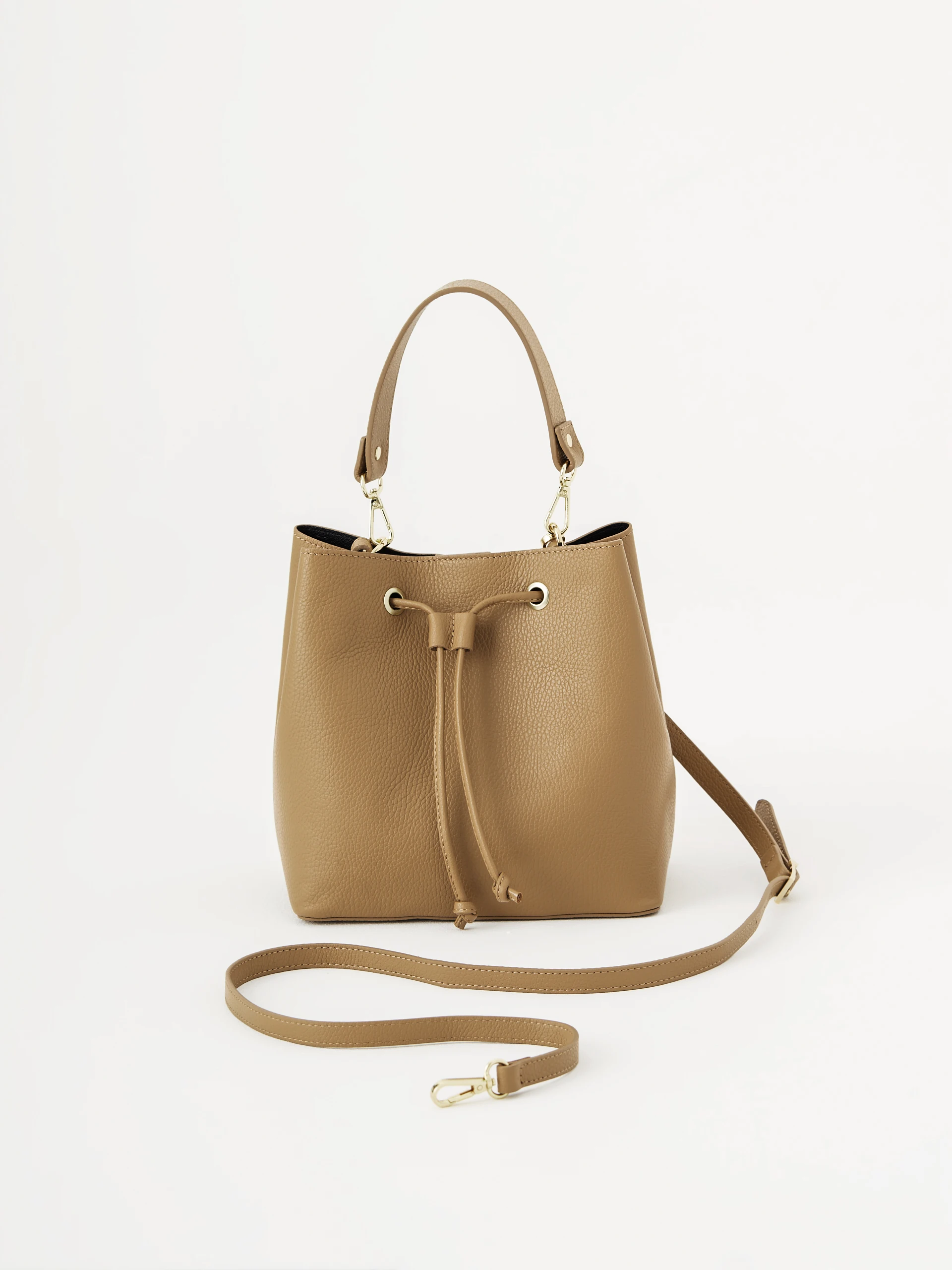 Brown leather bag