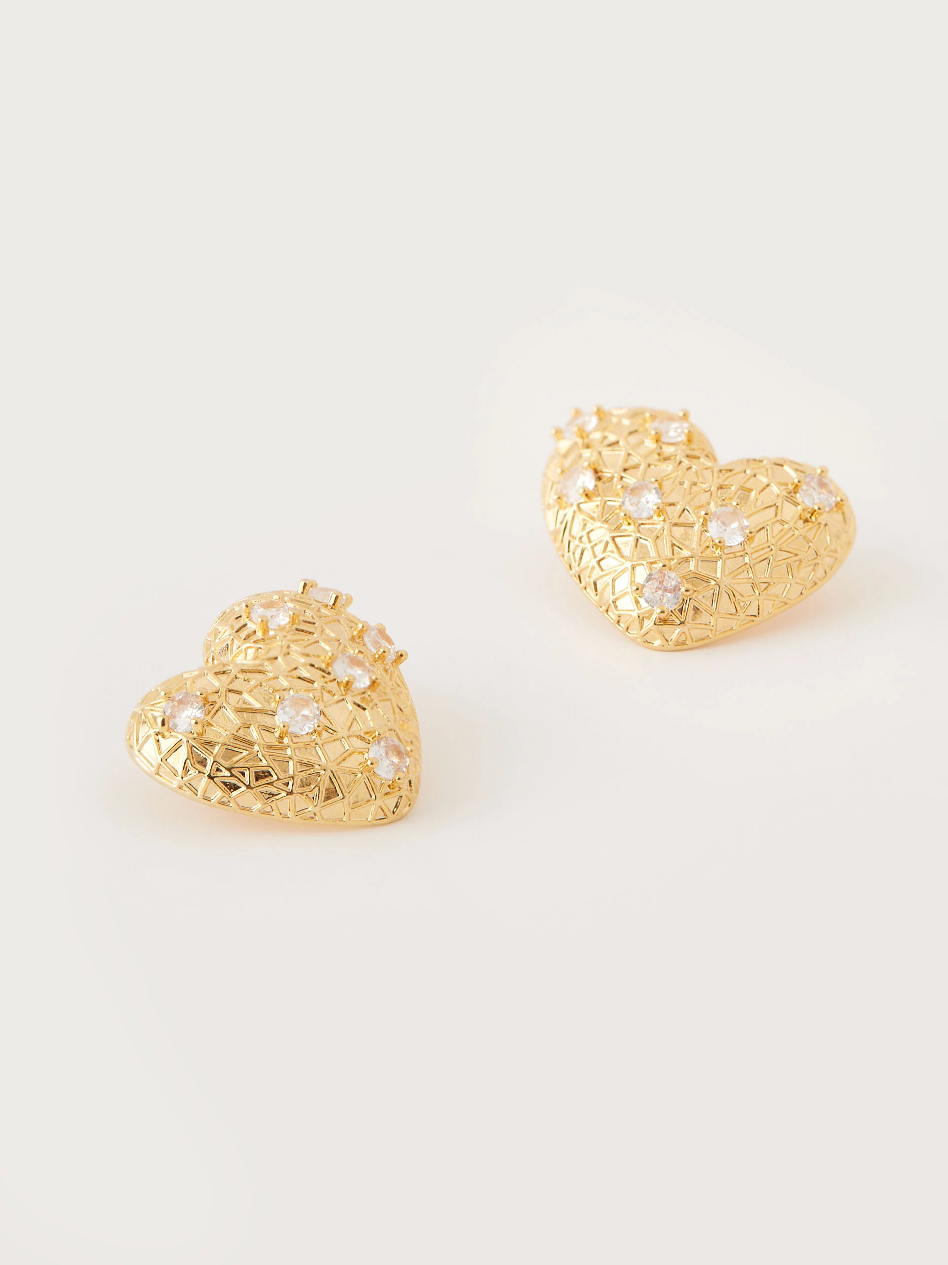Heart-shaped earrings