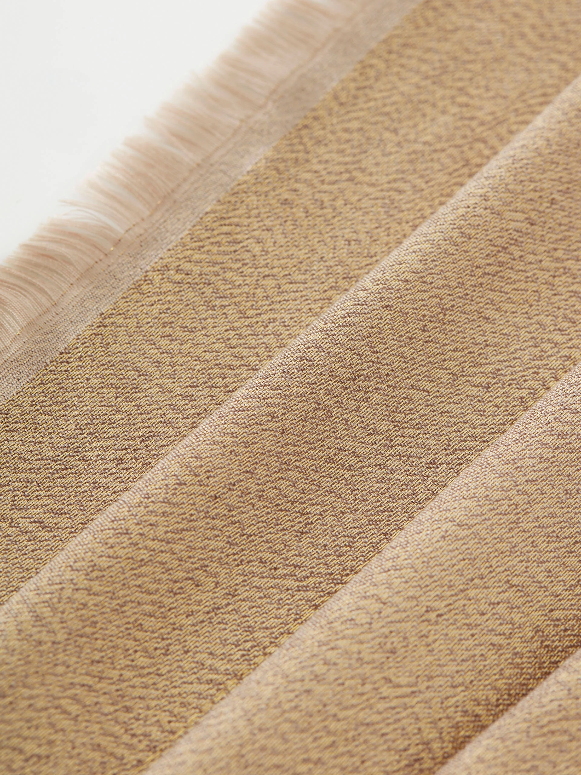 Rectangular shawl with gold glitter
