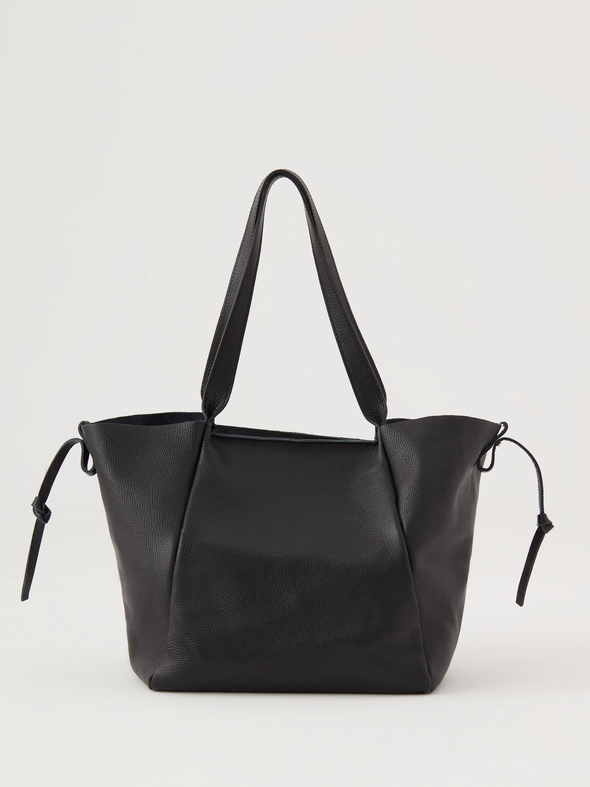Czarna klasyczna torba typu shopper