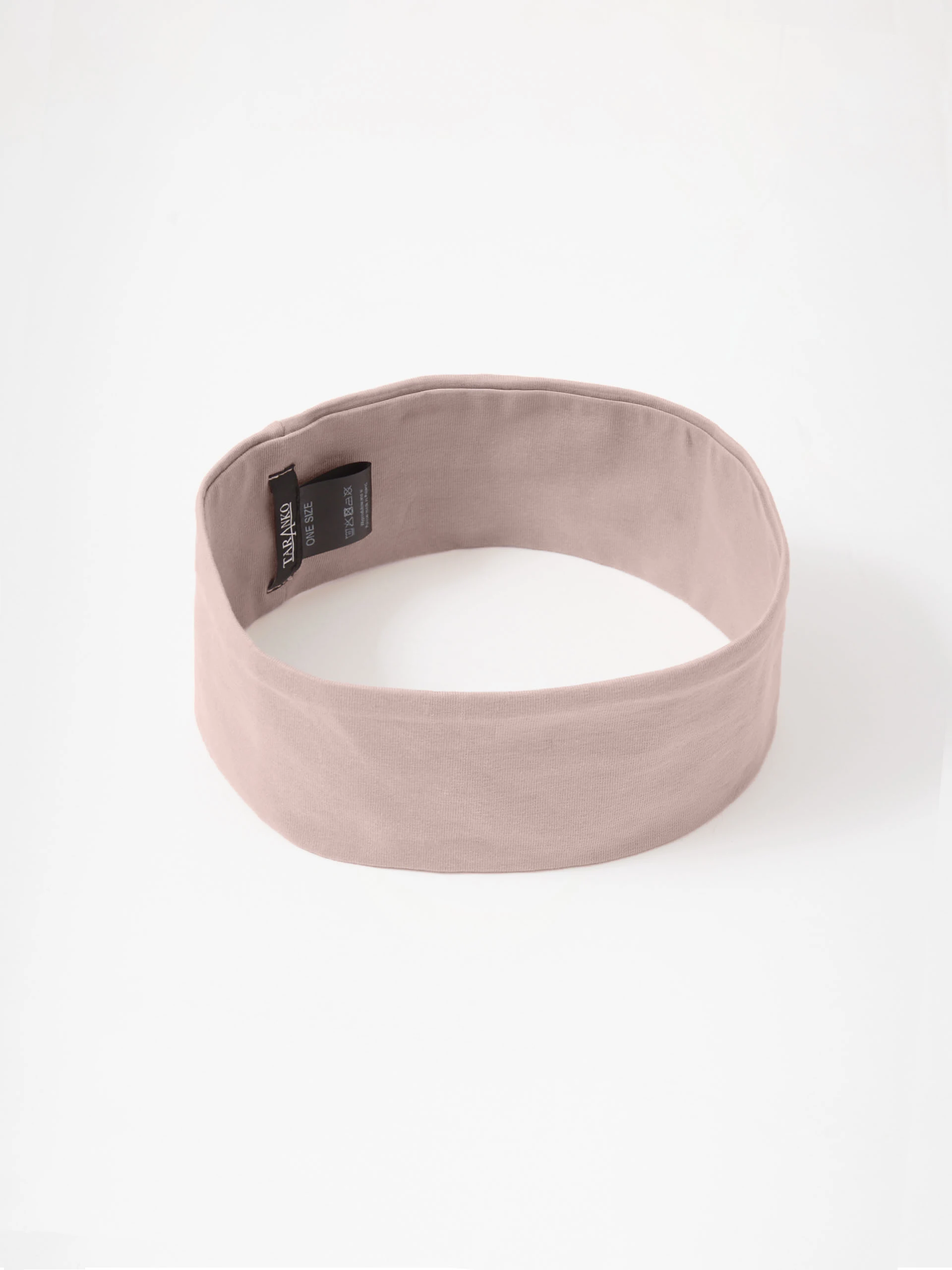 Beige cotton headband