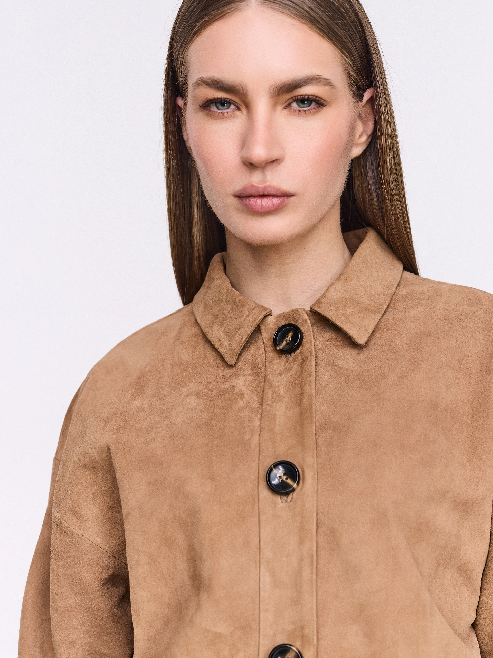 Caramel suede jacket
